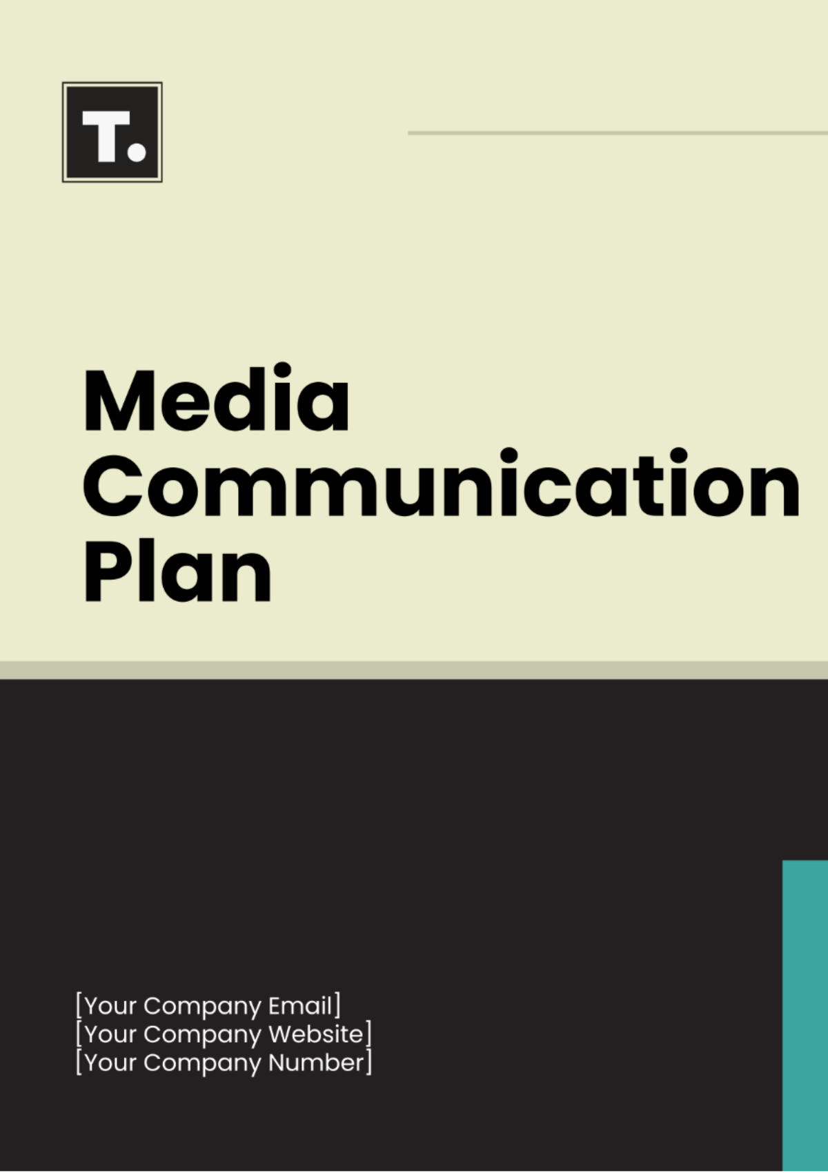 Media Communication Plan Template - Edit Online & Download