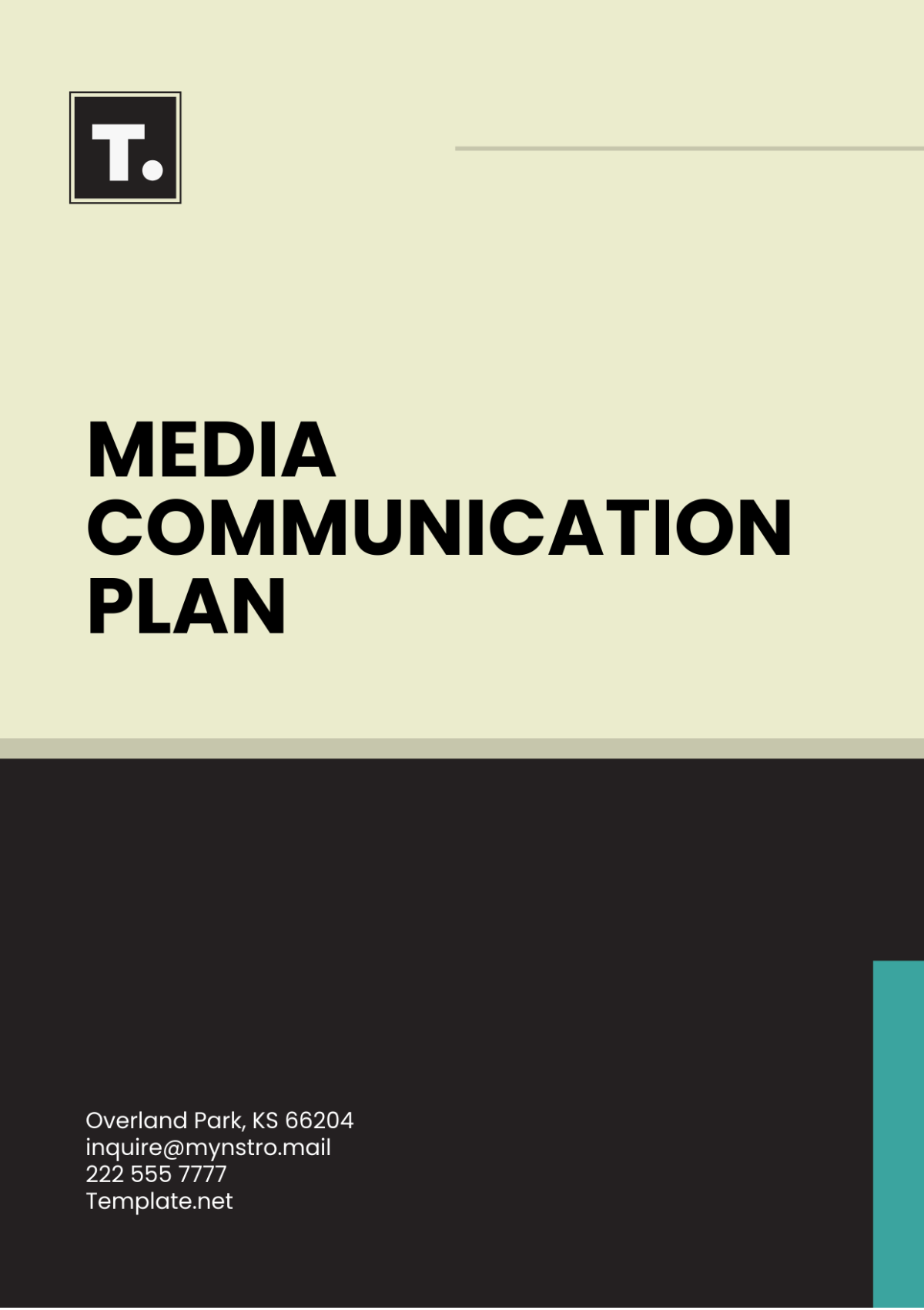 Media Communication Plan Template - Edit Online & Download