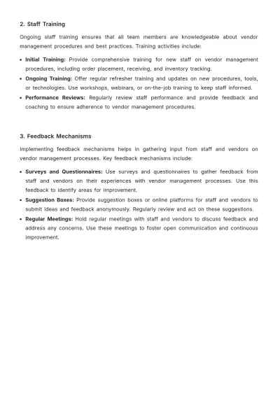 Free Restaurant Vendor Order Guide Template to Edit Online