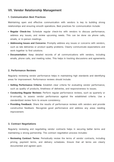Free Restaurant Vendor Order Guide Template to Edit Online