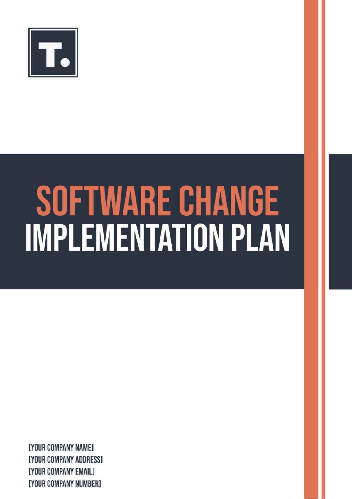 Software Change Implementation Plan Template