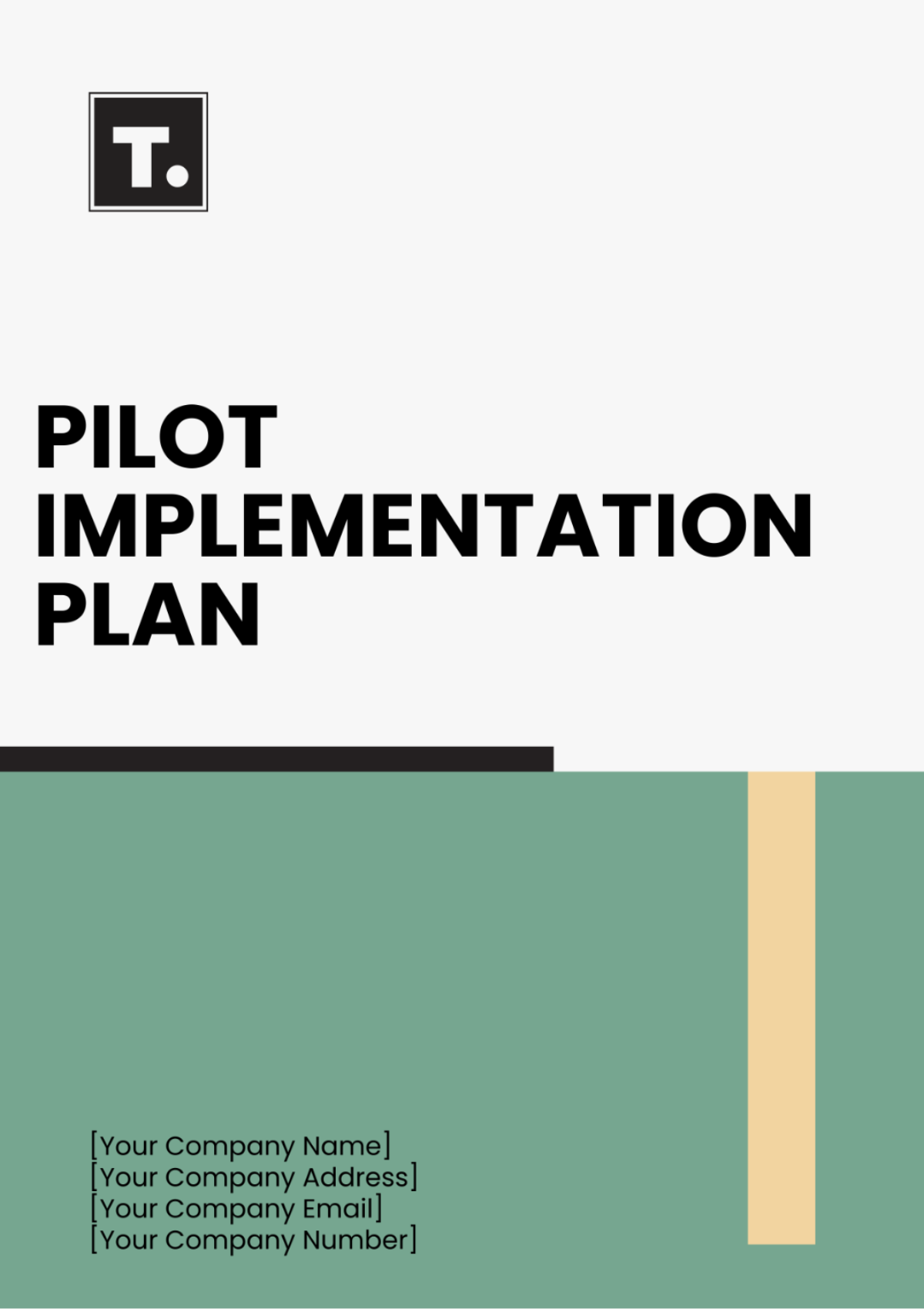 Pilot Implementation Plan Template