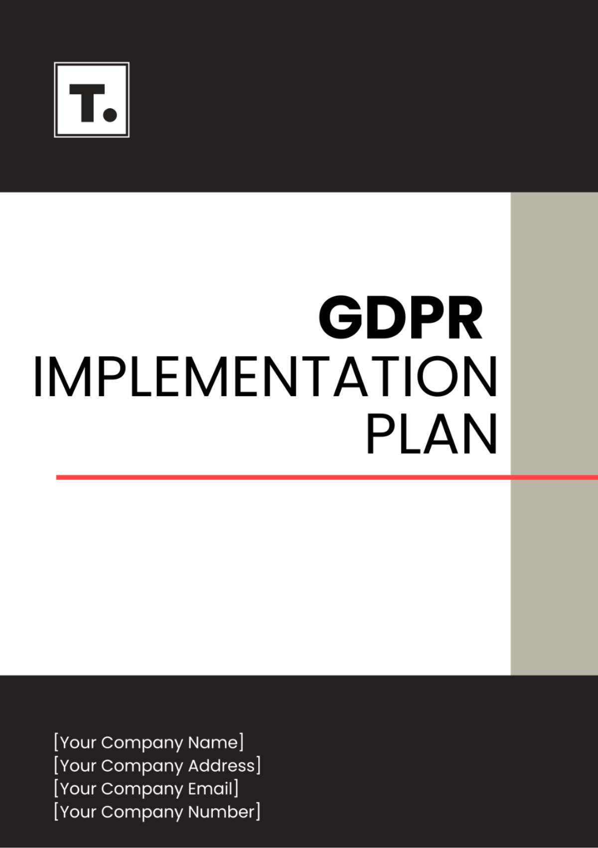 Free GDPR Implementation Plan Template to Edit Online