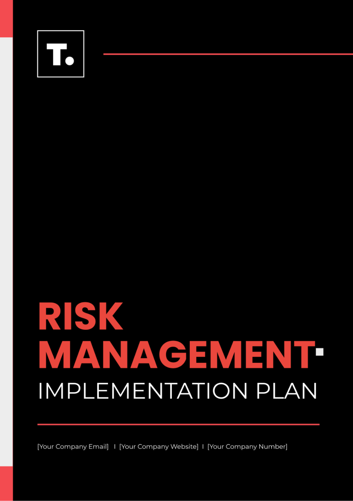 Risk Management Implementation Plan Template