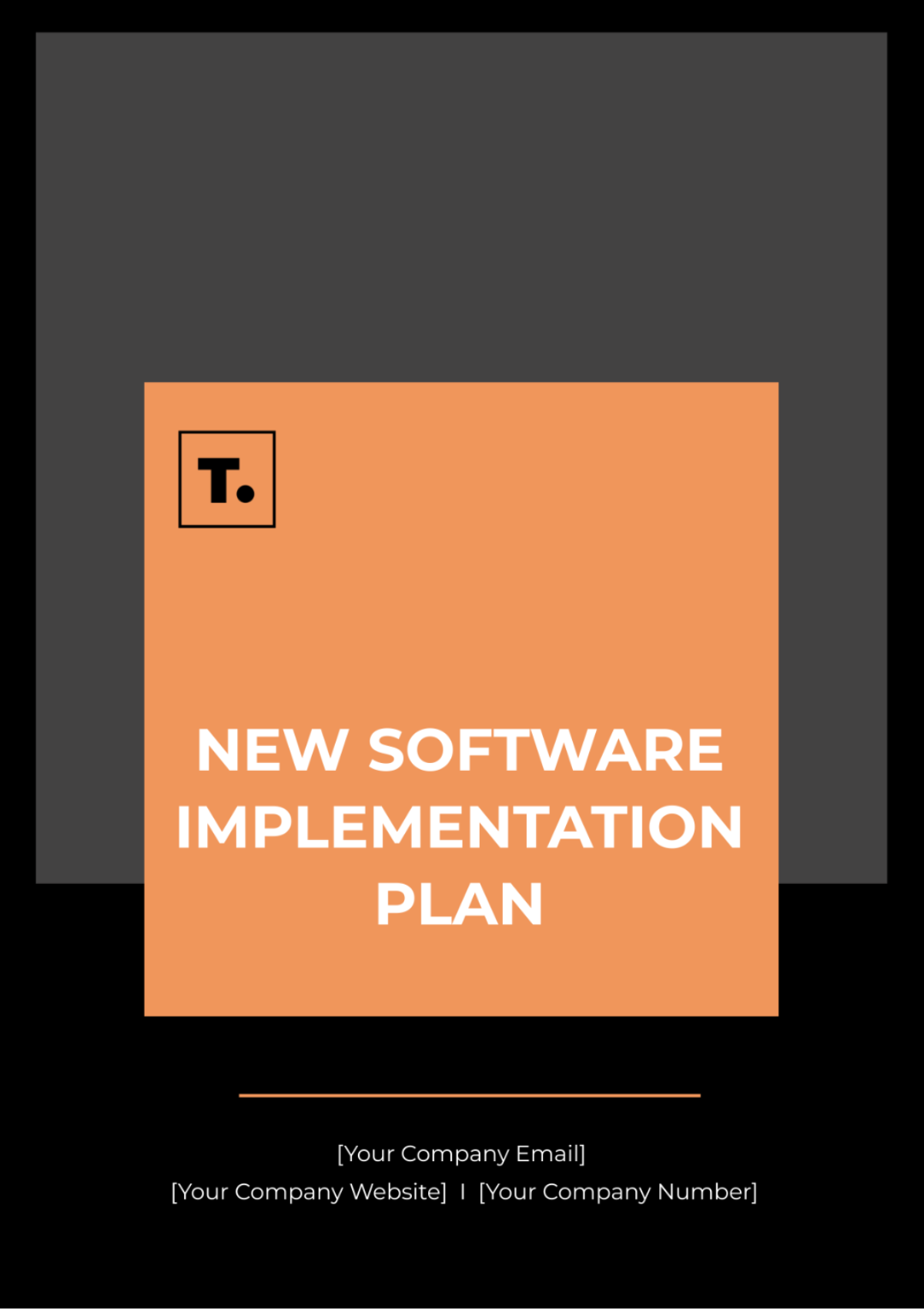 New Software Implementation Plan Template