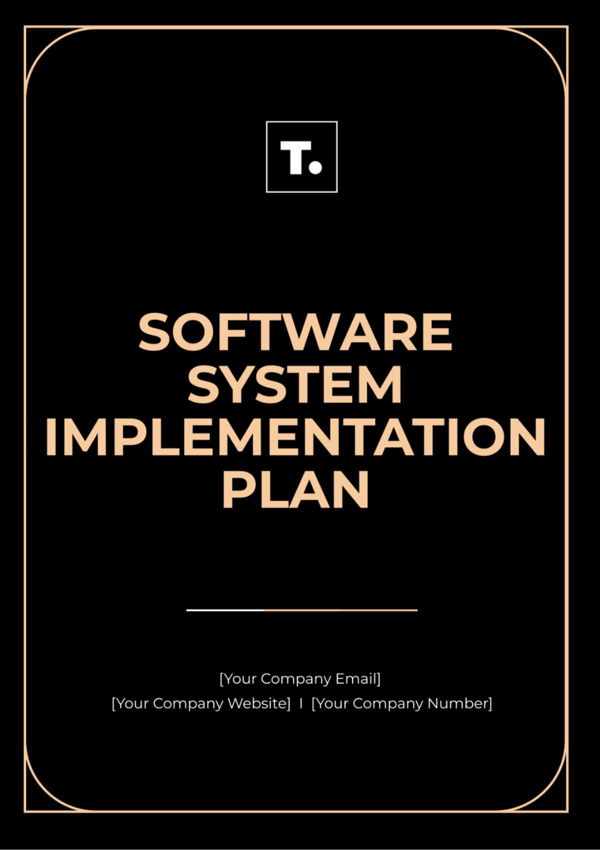 Software System Implementation Plan Template - Edit Online & Download