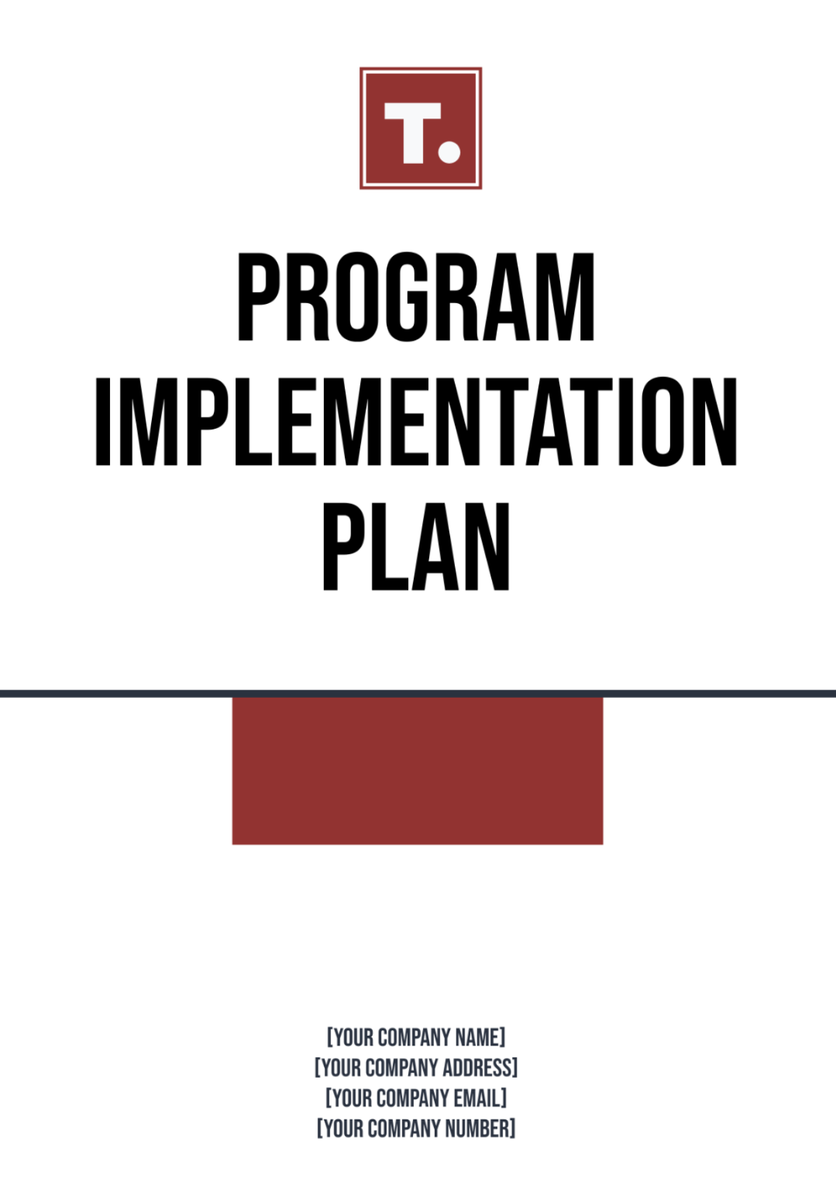 Program Implementation Plan Template - Edit Online & Download