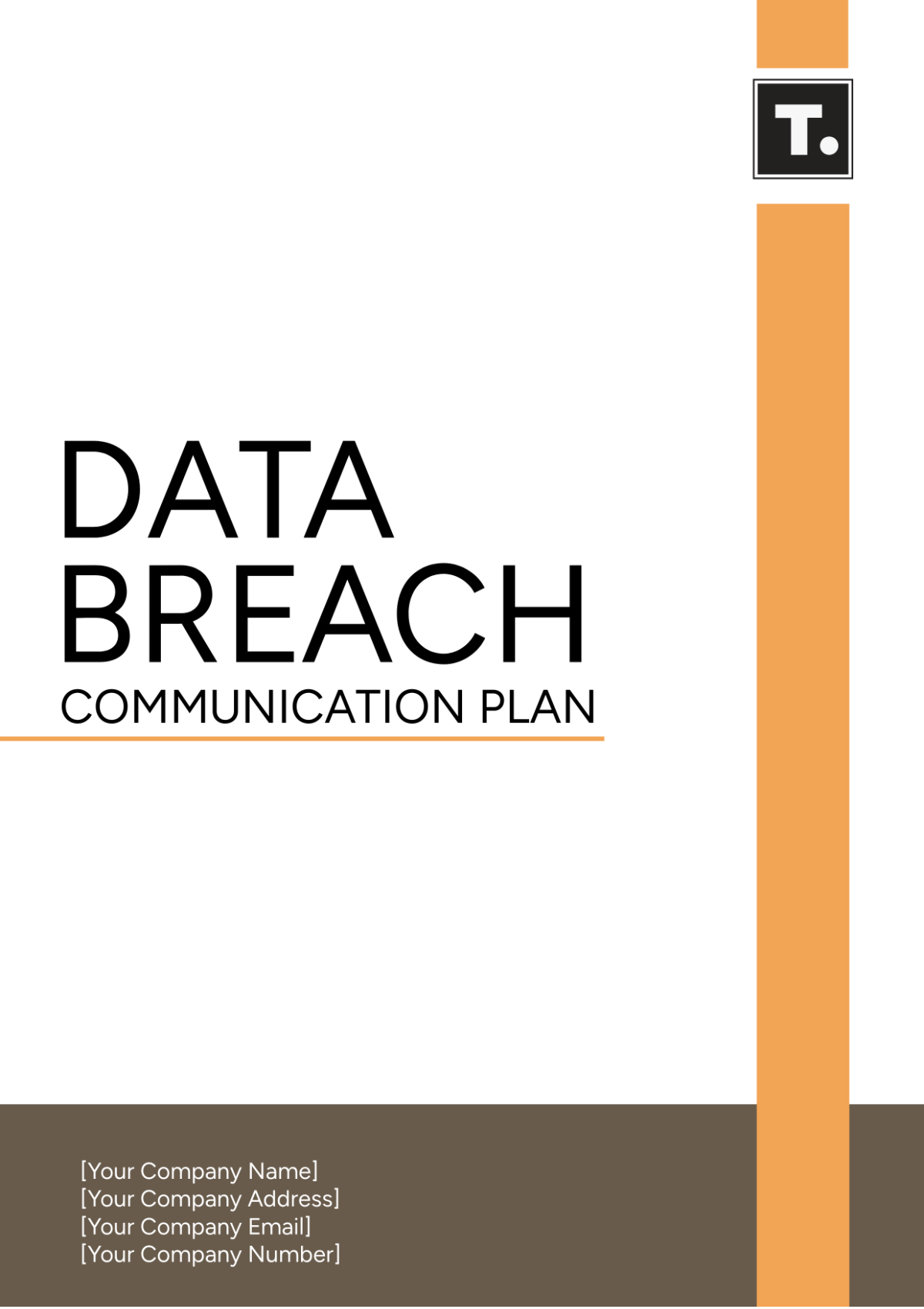 Data Breach Communication Plan Template - Edit Online & Download