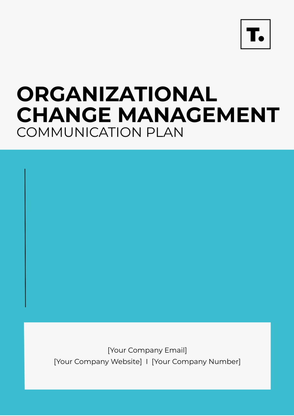 Organizational Change Management Communication Plan Template - Edit Online & Download