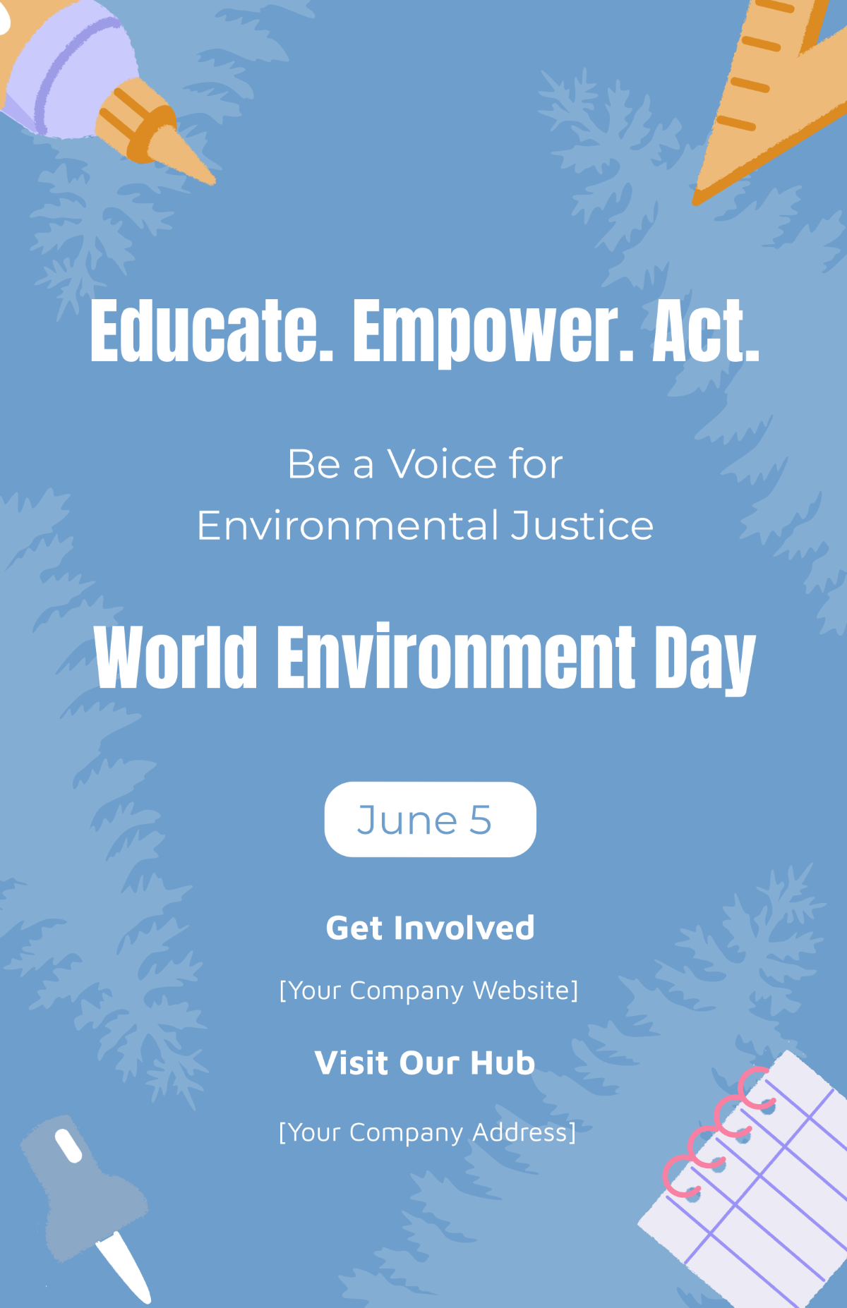 World Environment Day School Poster