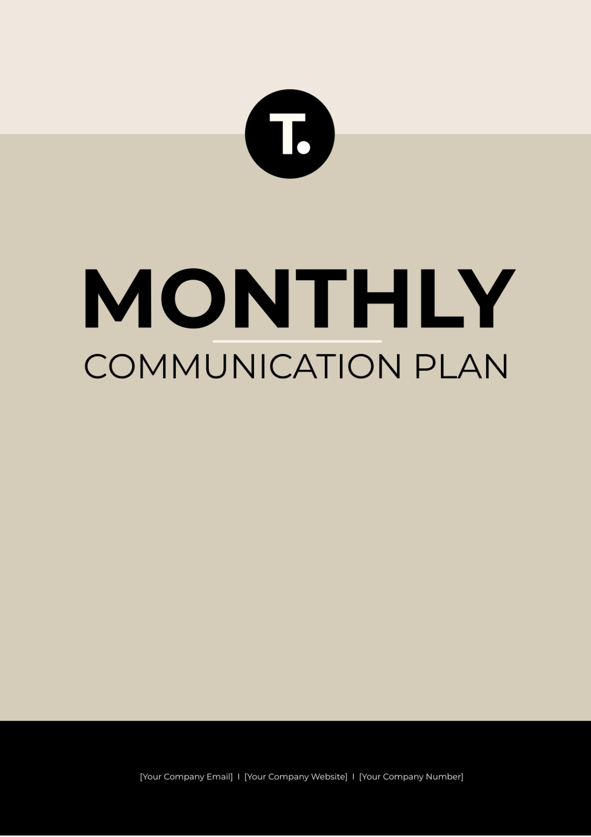 Monthly Communication Plan Template - Edit Online & Download