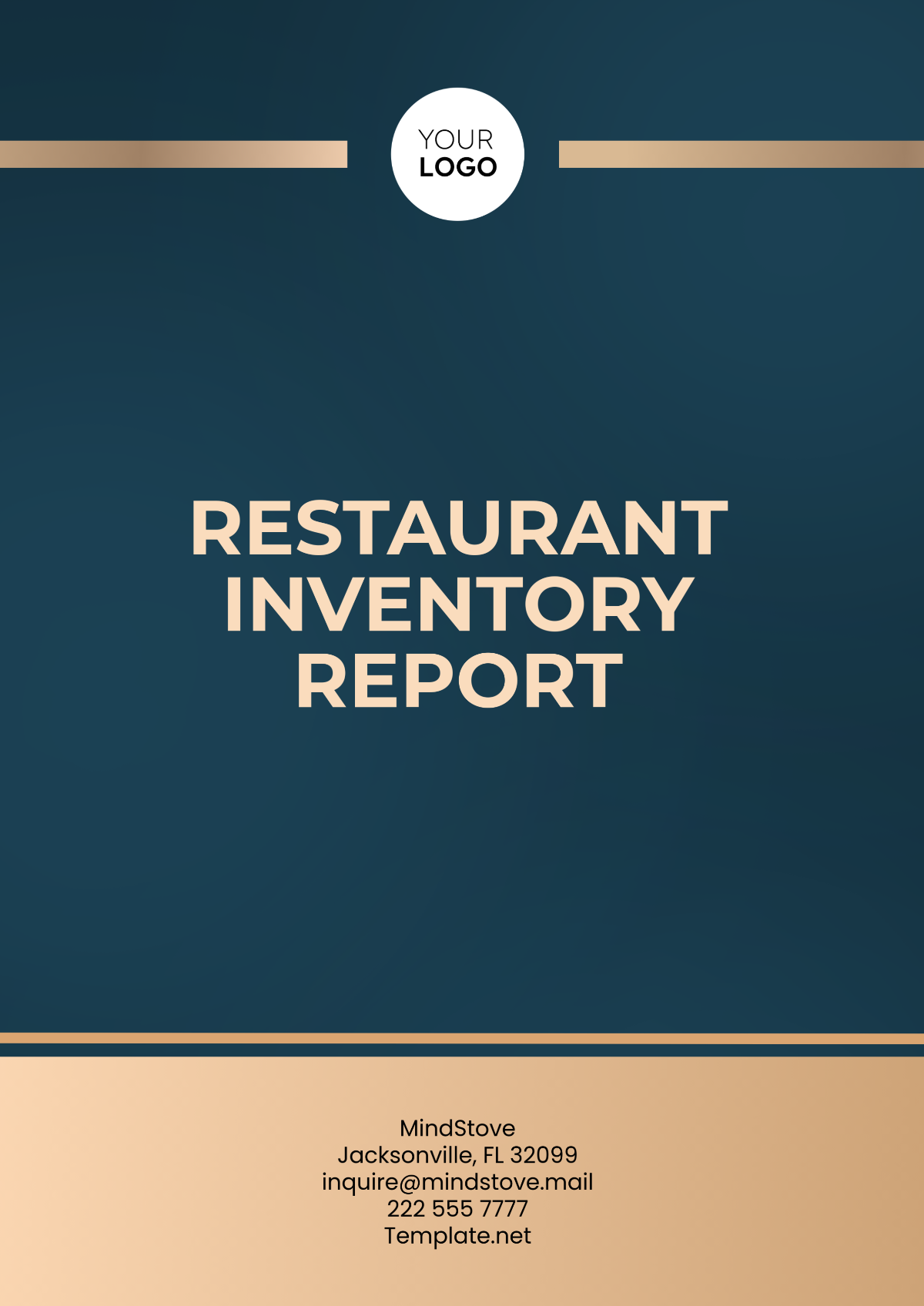 Restaurant Inventory Report Template - Edit Online & Download