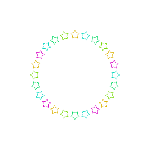 Circle Element with Stars