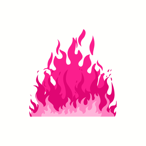 Free Pink Colored Fire Flame Element