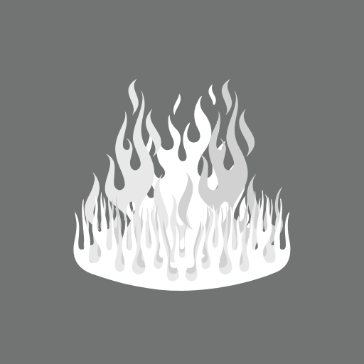 Free White Colored Fire Flame Element