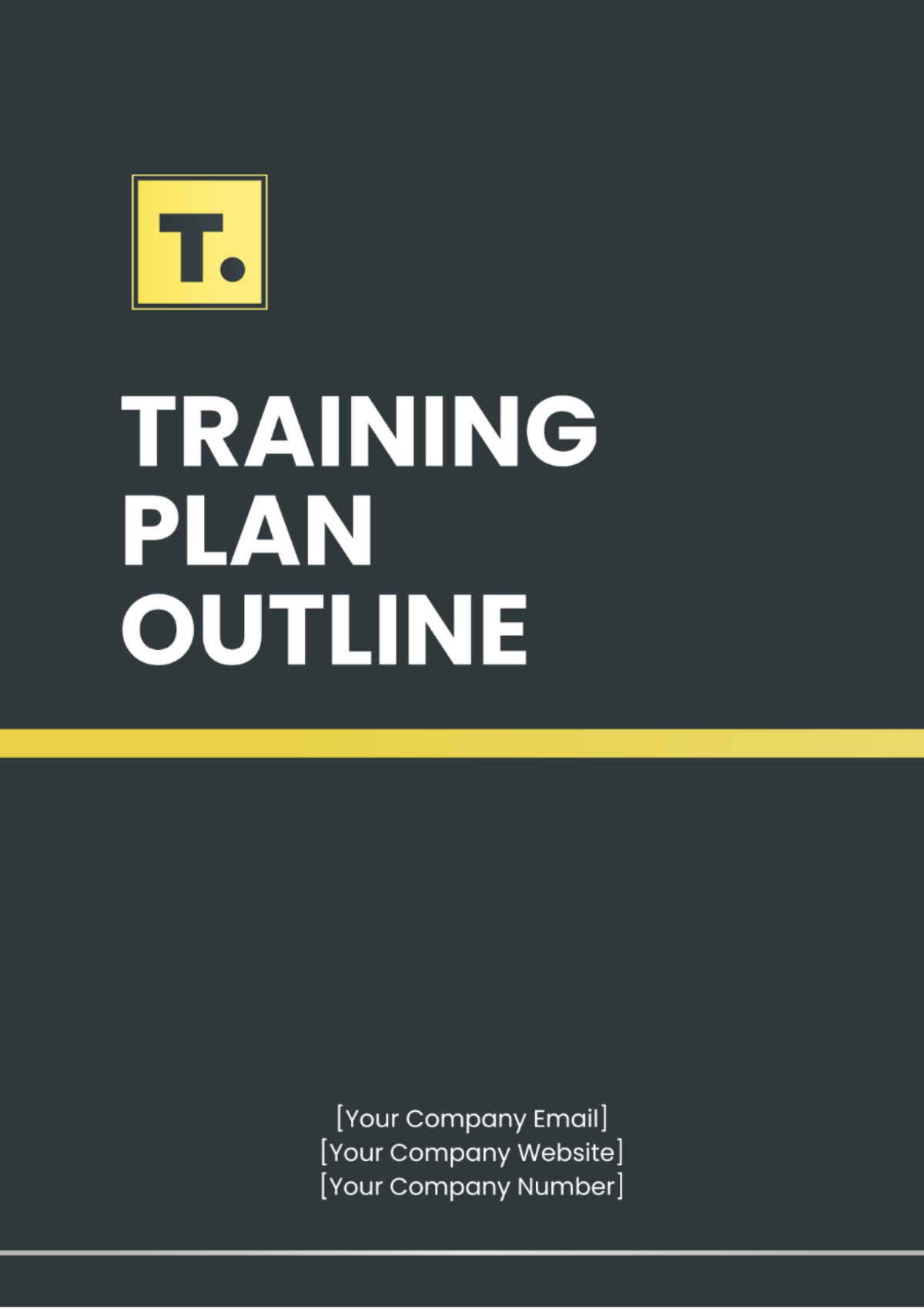 Training Plan Outline Template - Edit Online & Download