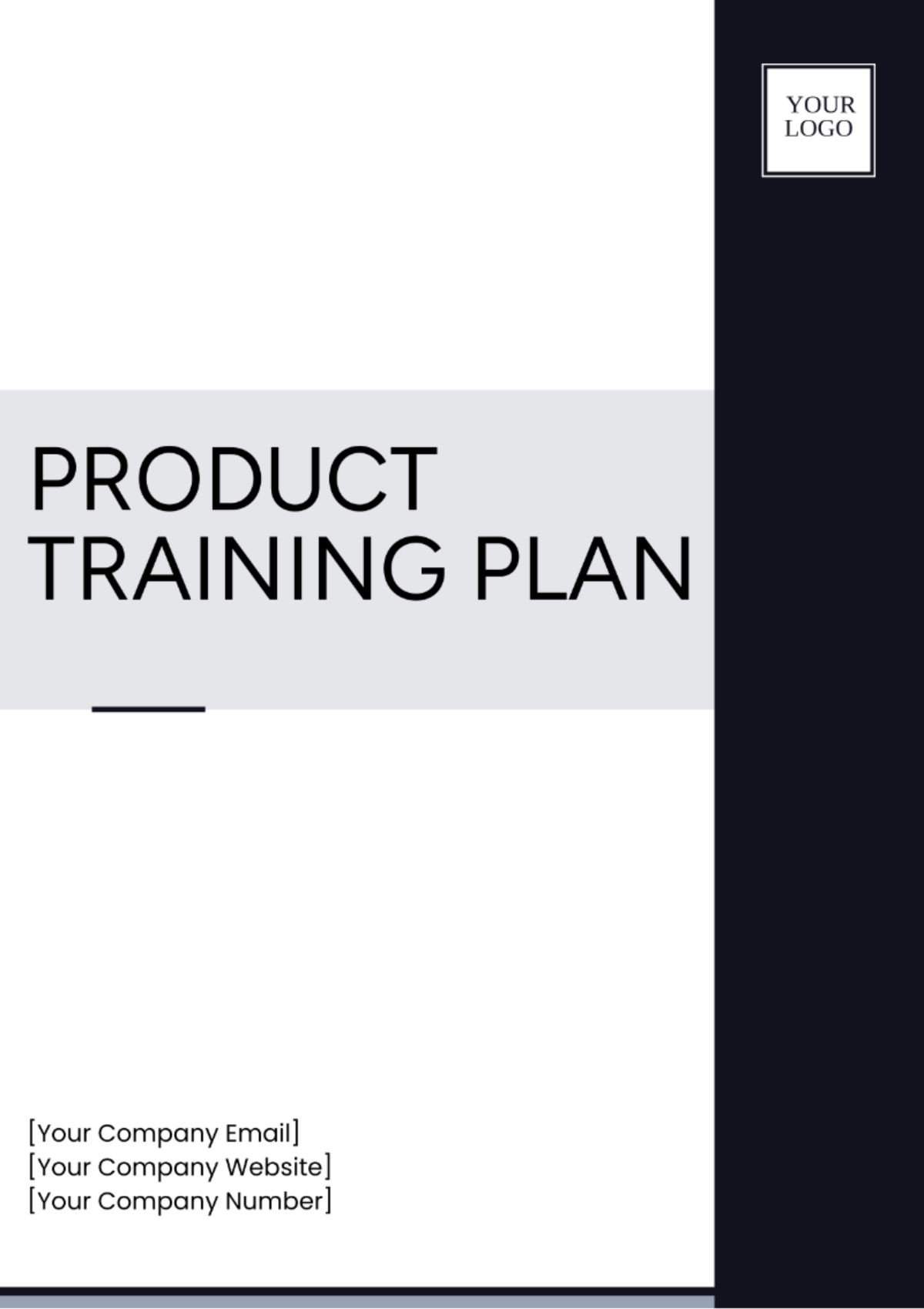 Product Training Plan Template - Edit Online & Download