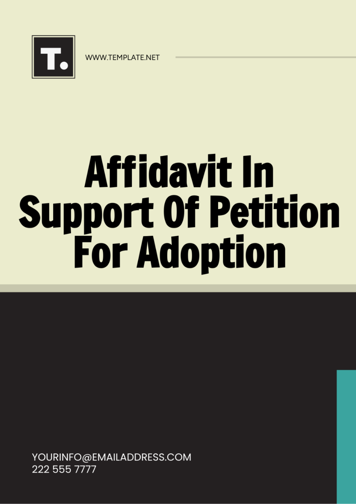 Affidavit In Support Of Petition For Adoption Template - Edit Online & Download