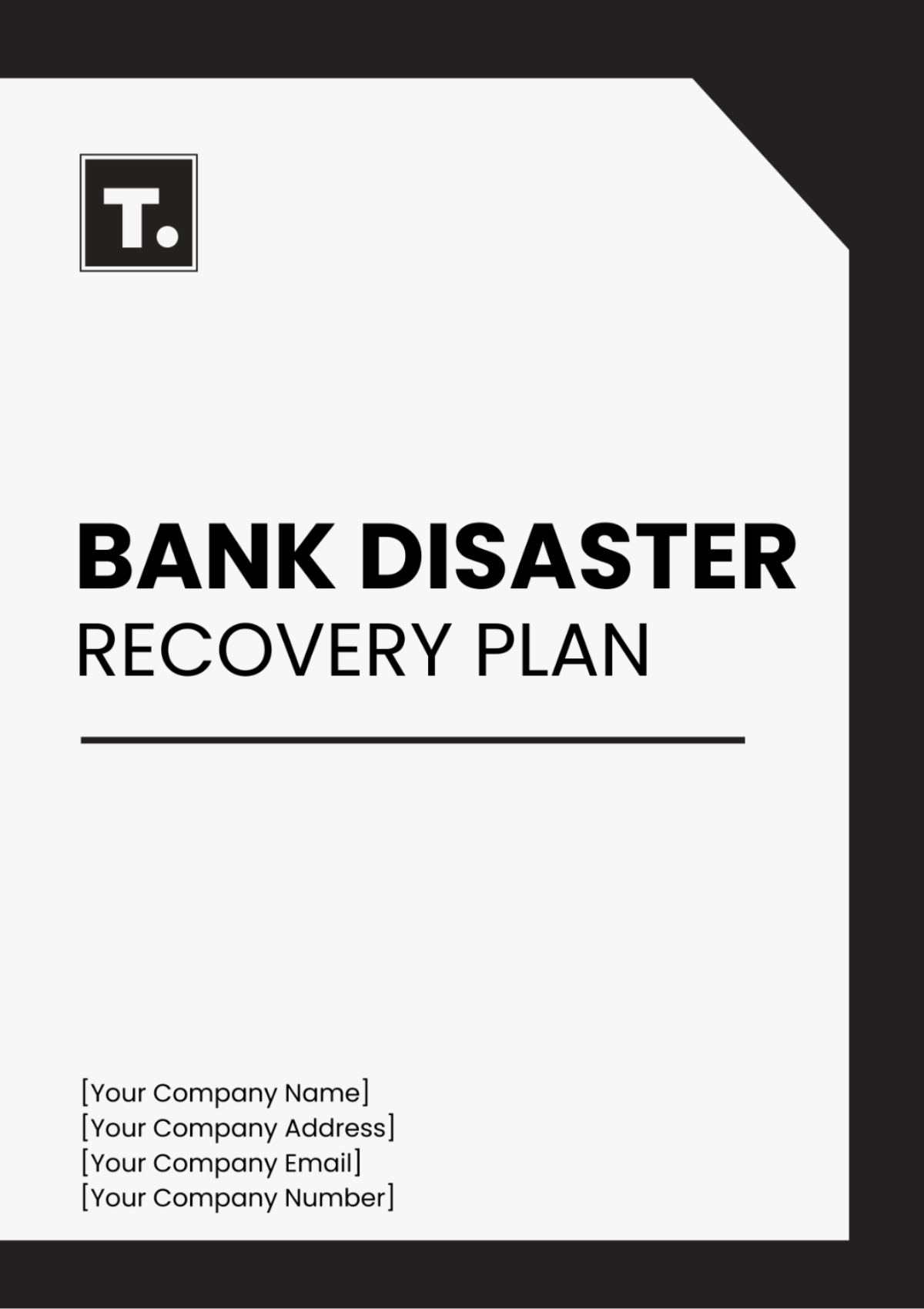 Bank Disaster Recovery Plan Template - Edit Online & Download