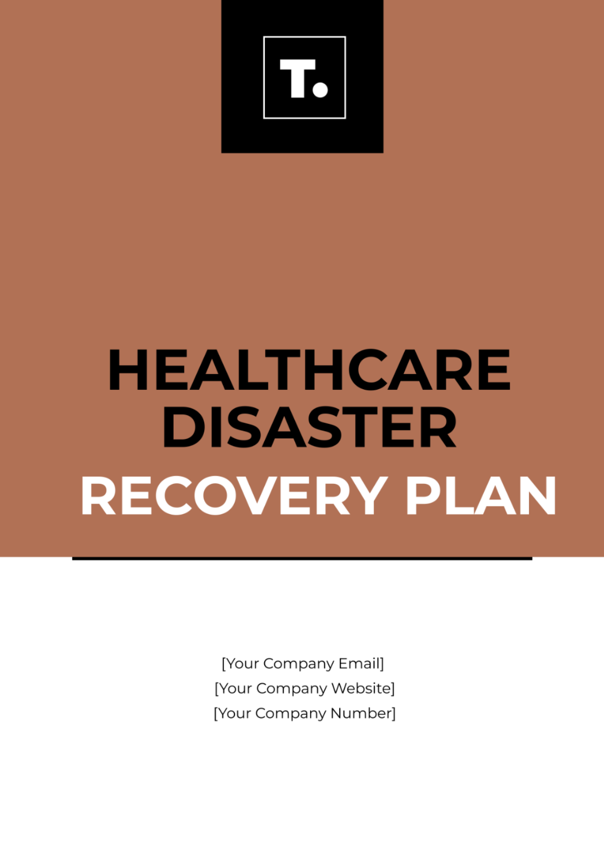 Healthcare Disaster Recovery Plan Template - Edit Online & Download