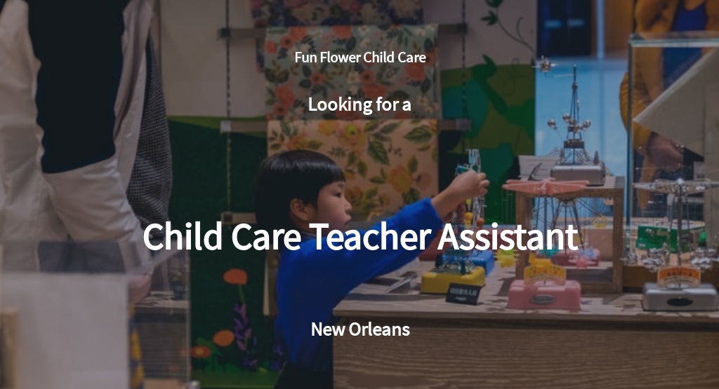 Free Child Care Teacher Assistant Job Description Template.jpe