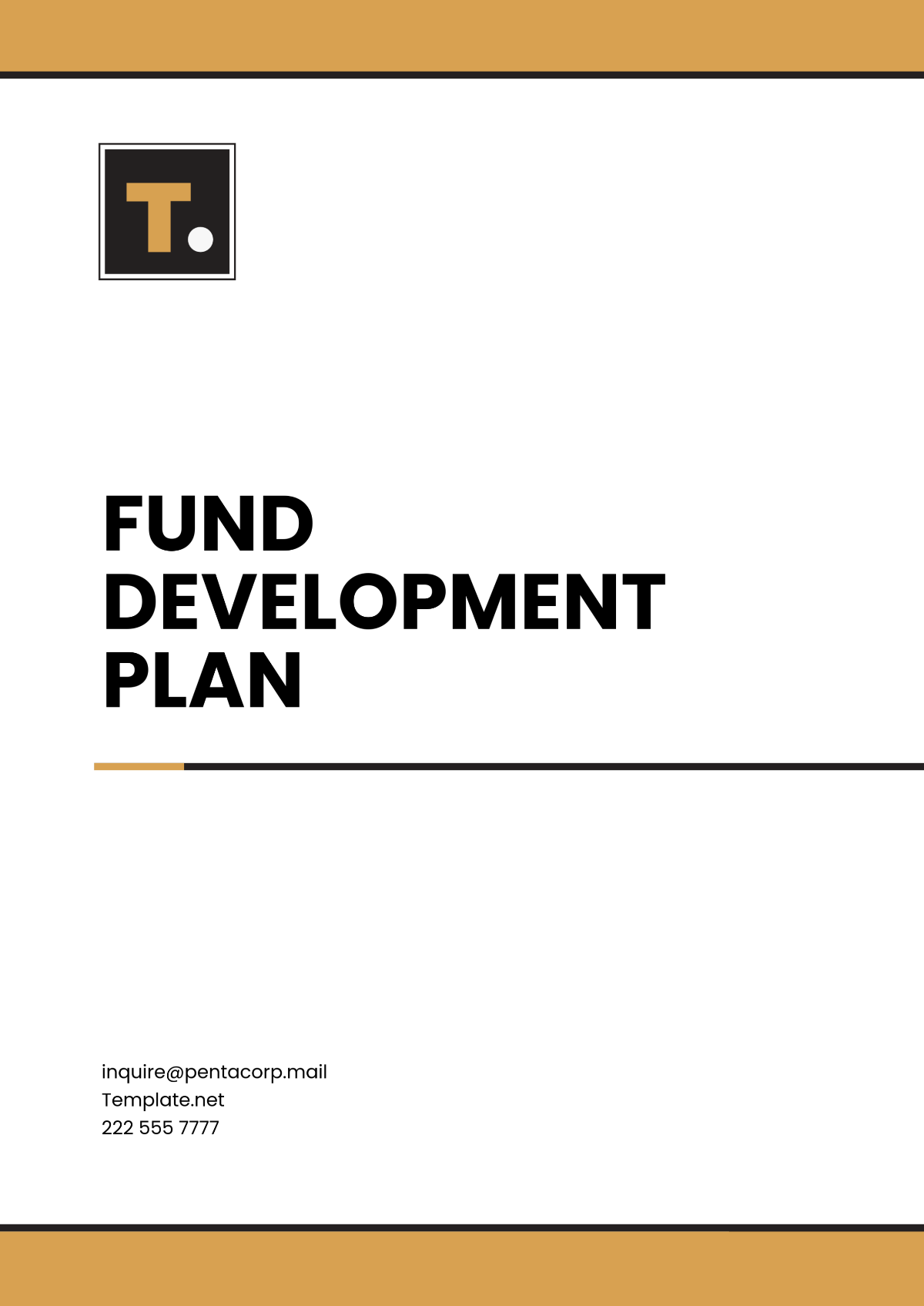 Fund Development Plan Template - Edit Online & Download