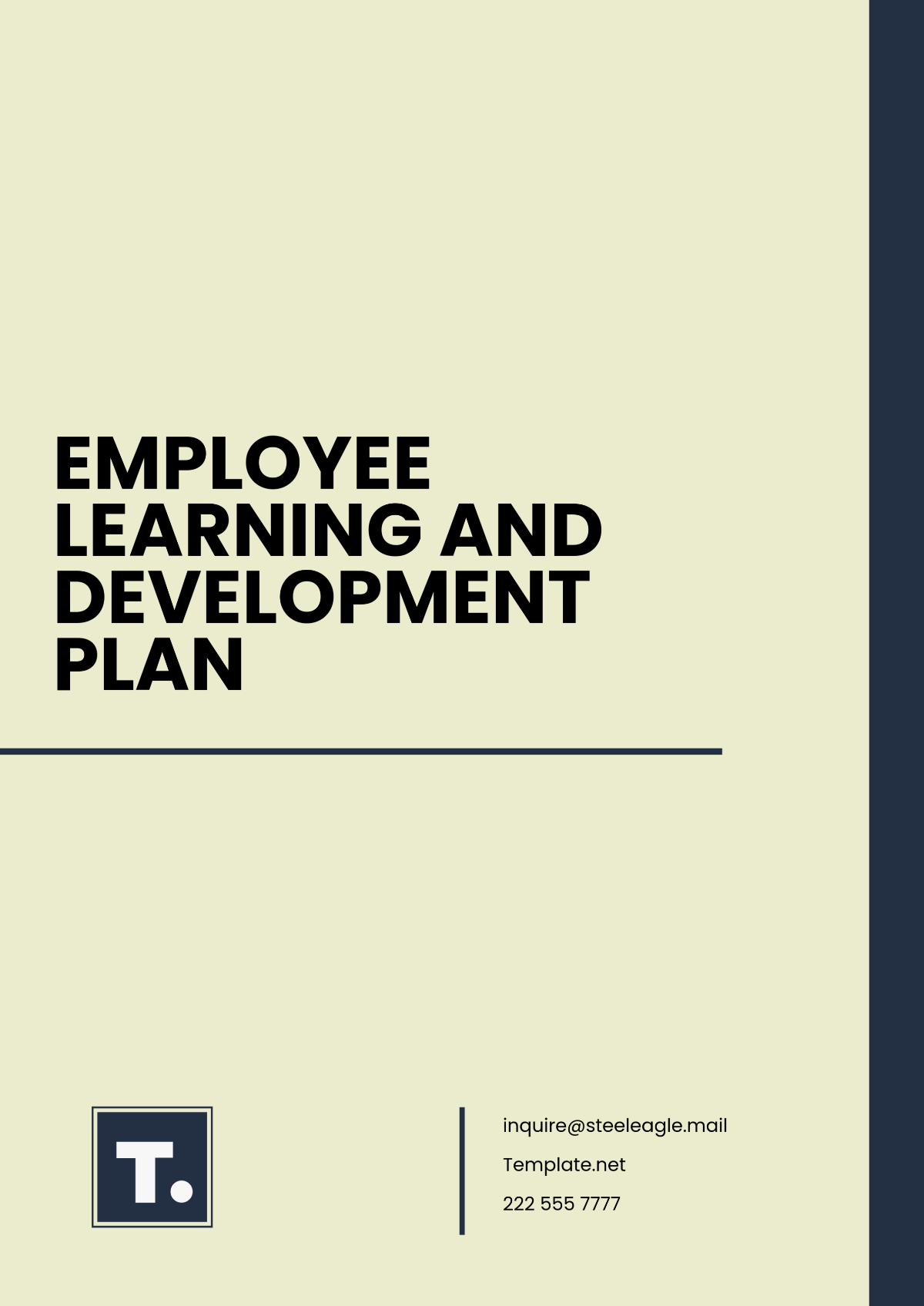 Employee Learning And Development Plan Template - Edit Online & Download