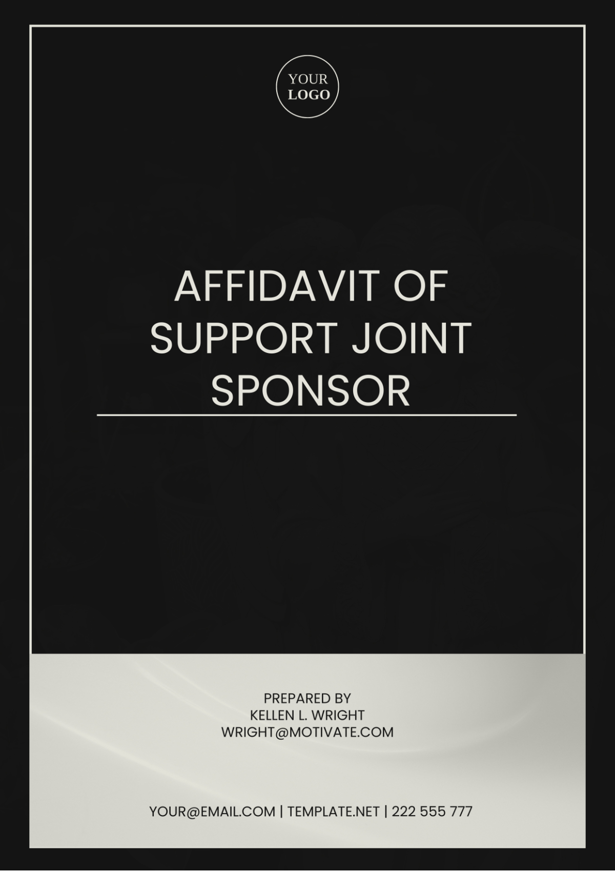 Affidavit Of Support Joint Sponsor Template - Edit Online & Download