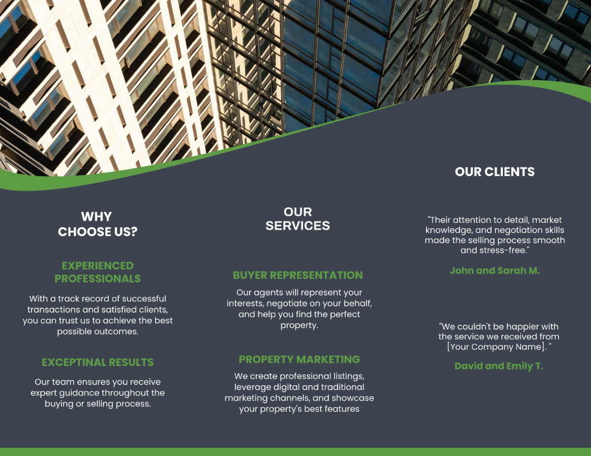 Free Real Estate Agent Brochure Template to Edit Online