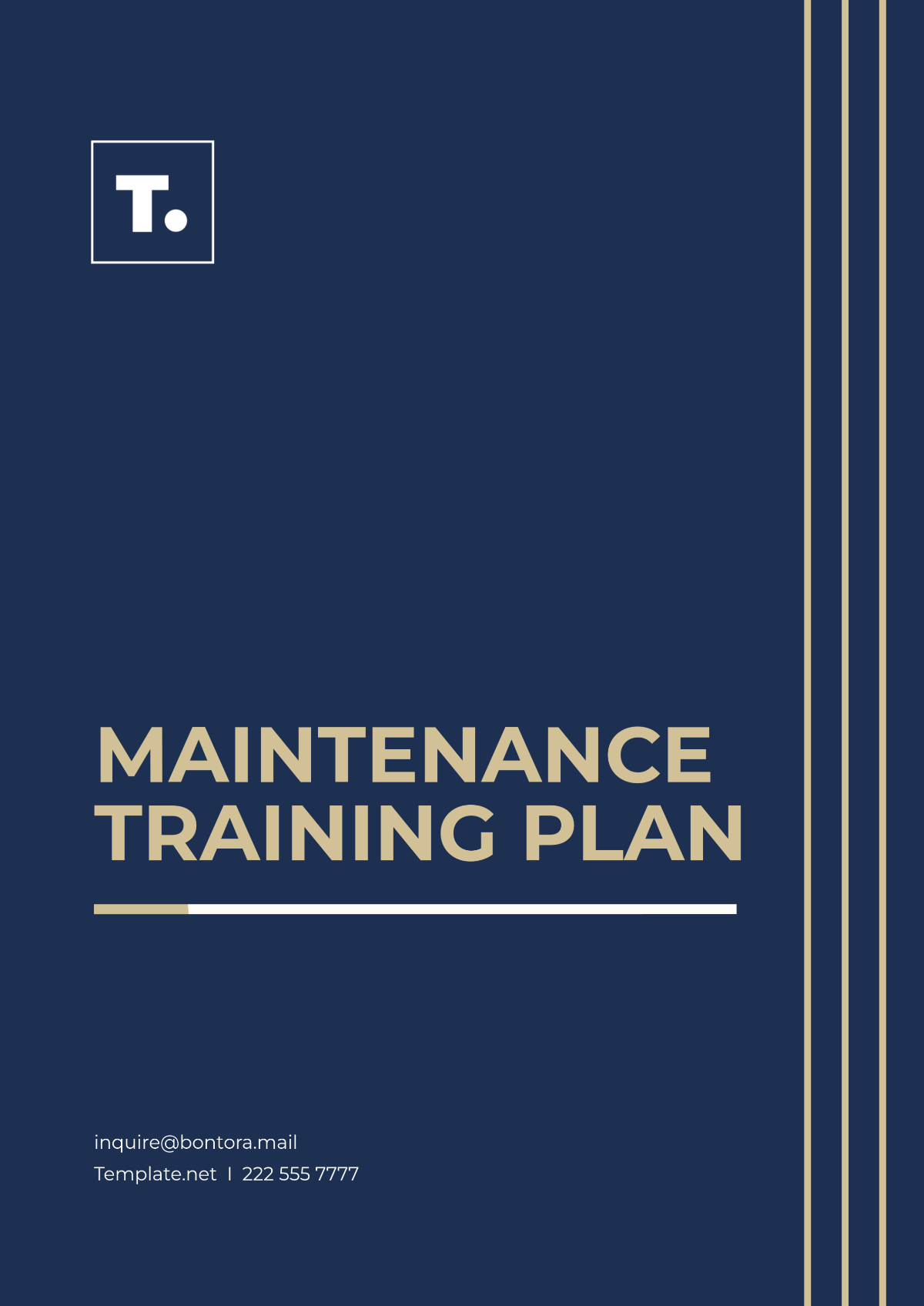 Maintenance Training Plan Template - Edit Online & Download