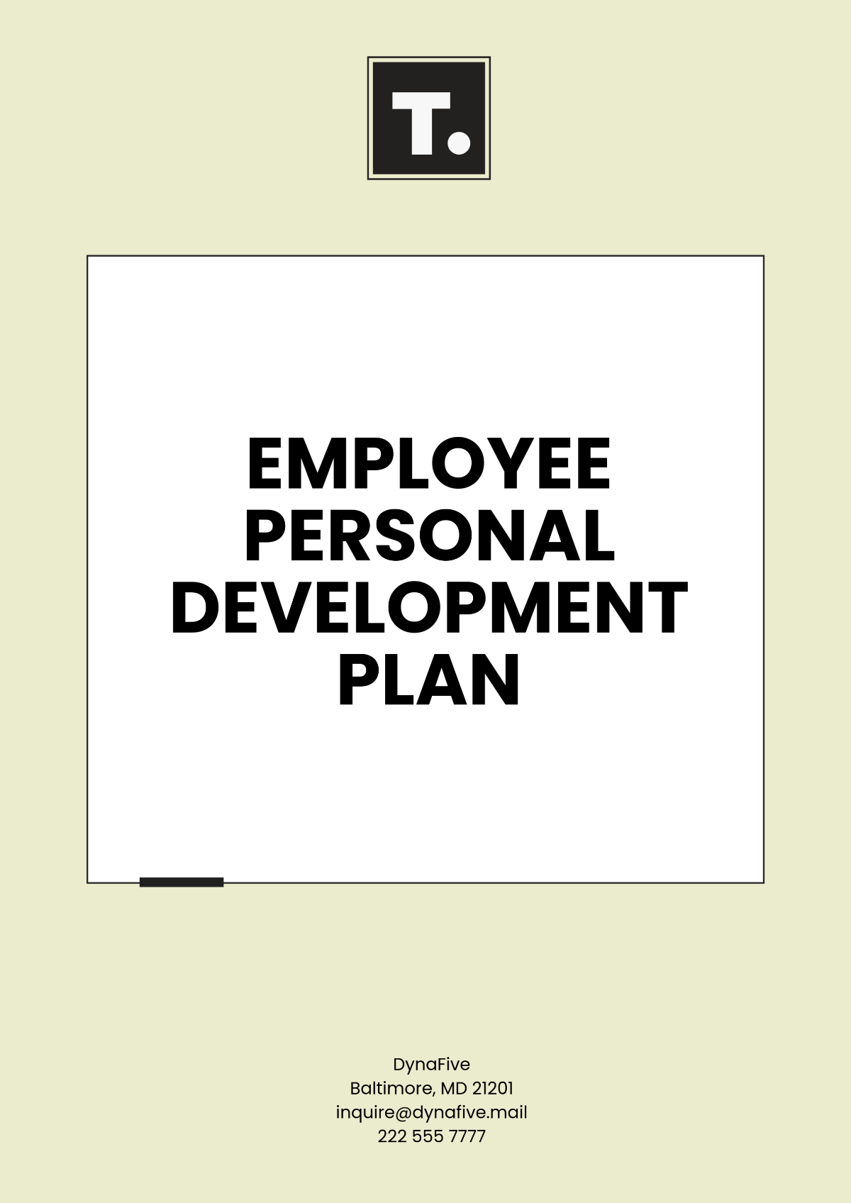 Employee Personal Development Plan Template - Edit Online & Download