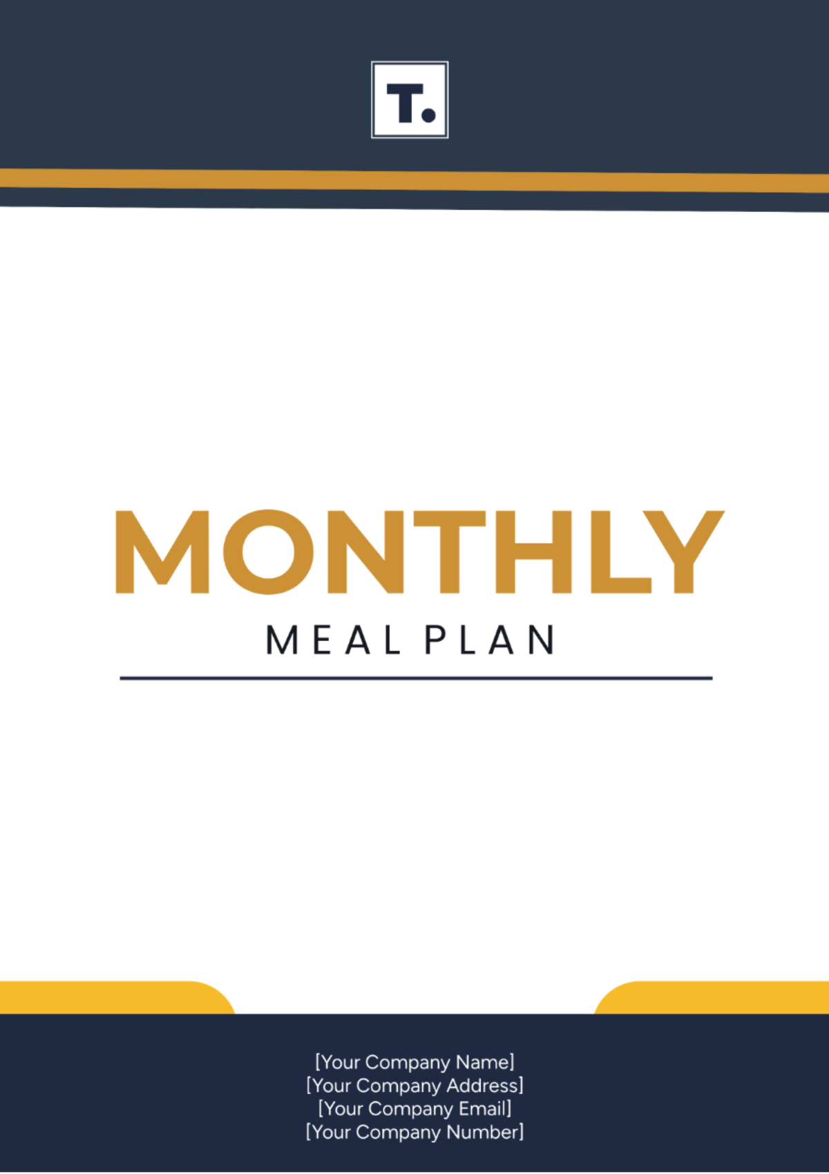 Monthly Meal Plan Template - Edit Online & Download