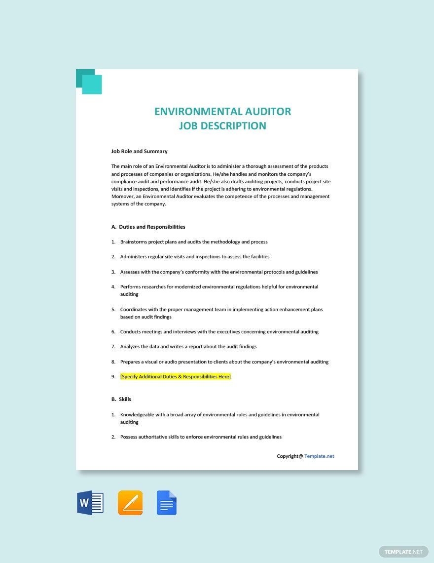 Environmental Word Templates - Design, Free, Download 