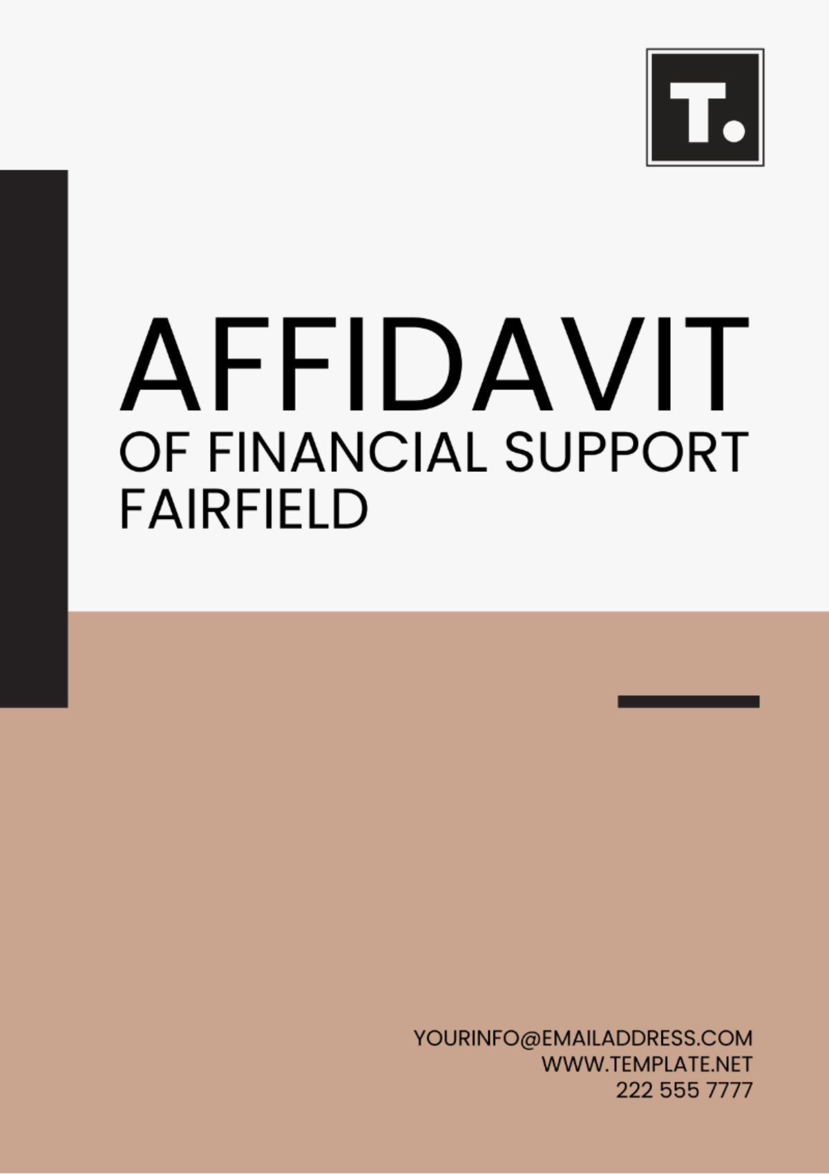 Affidavit Of Financial Support Fairfield Template - Edit Online & Download