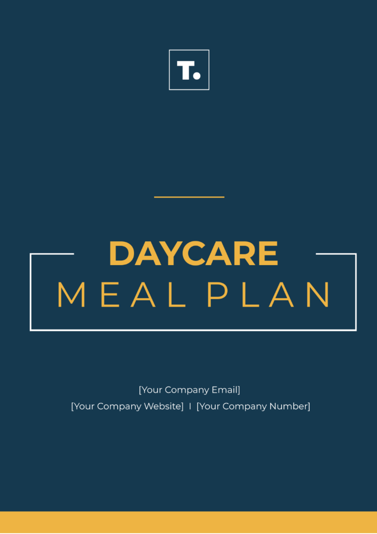 Daycare Meal Plan Template - Edit Online & Download