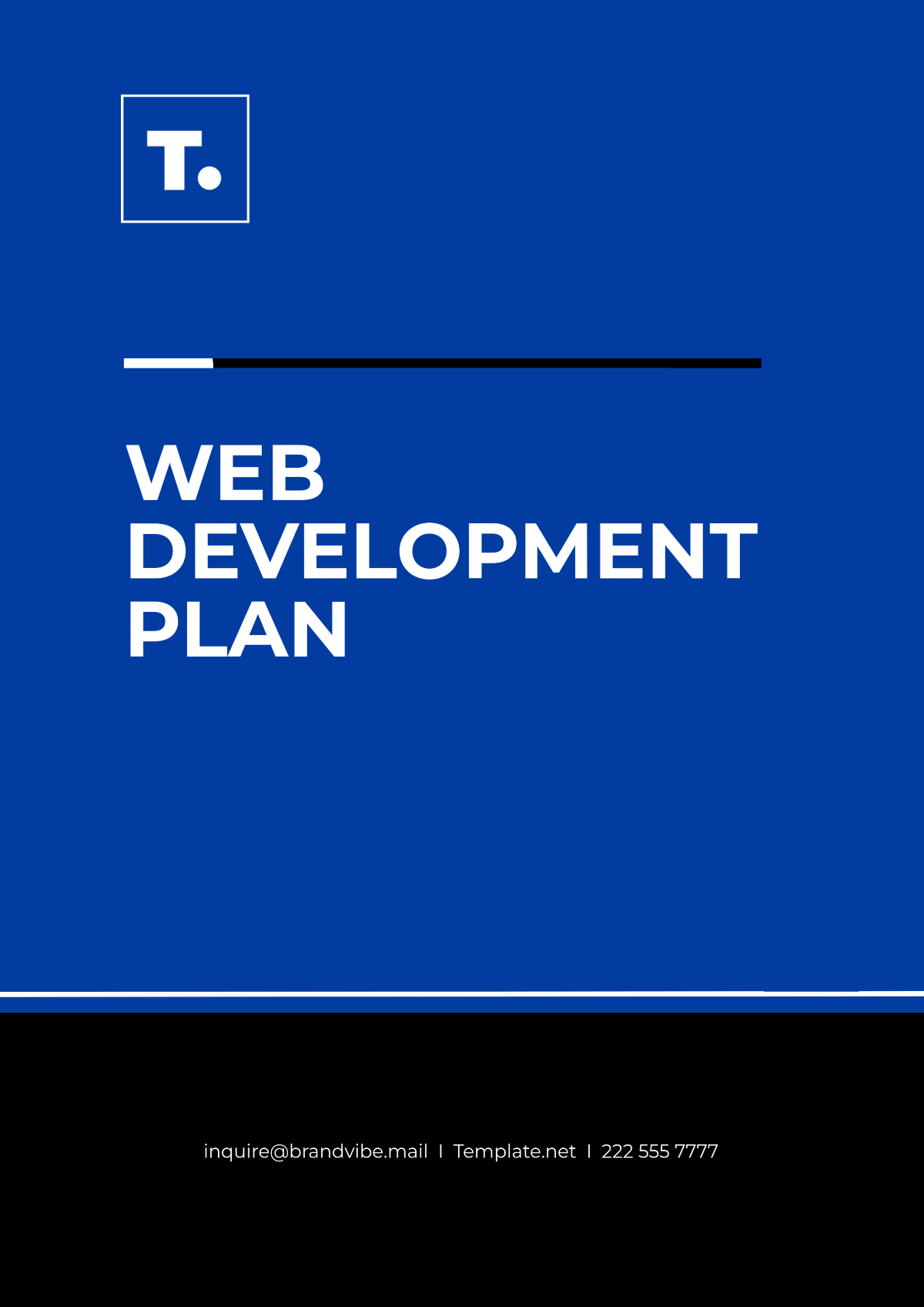 Web Development Plan Template - Edit Online & Download