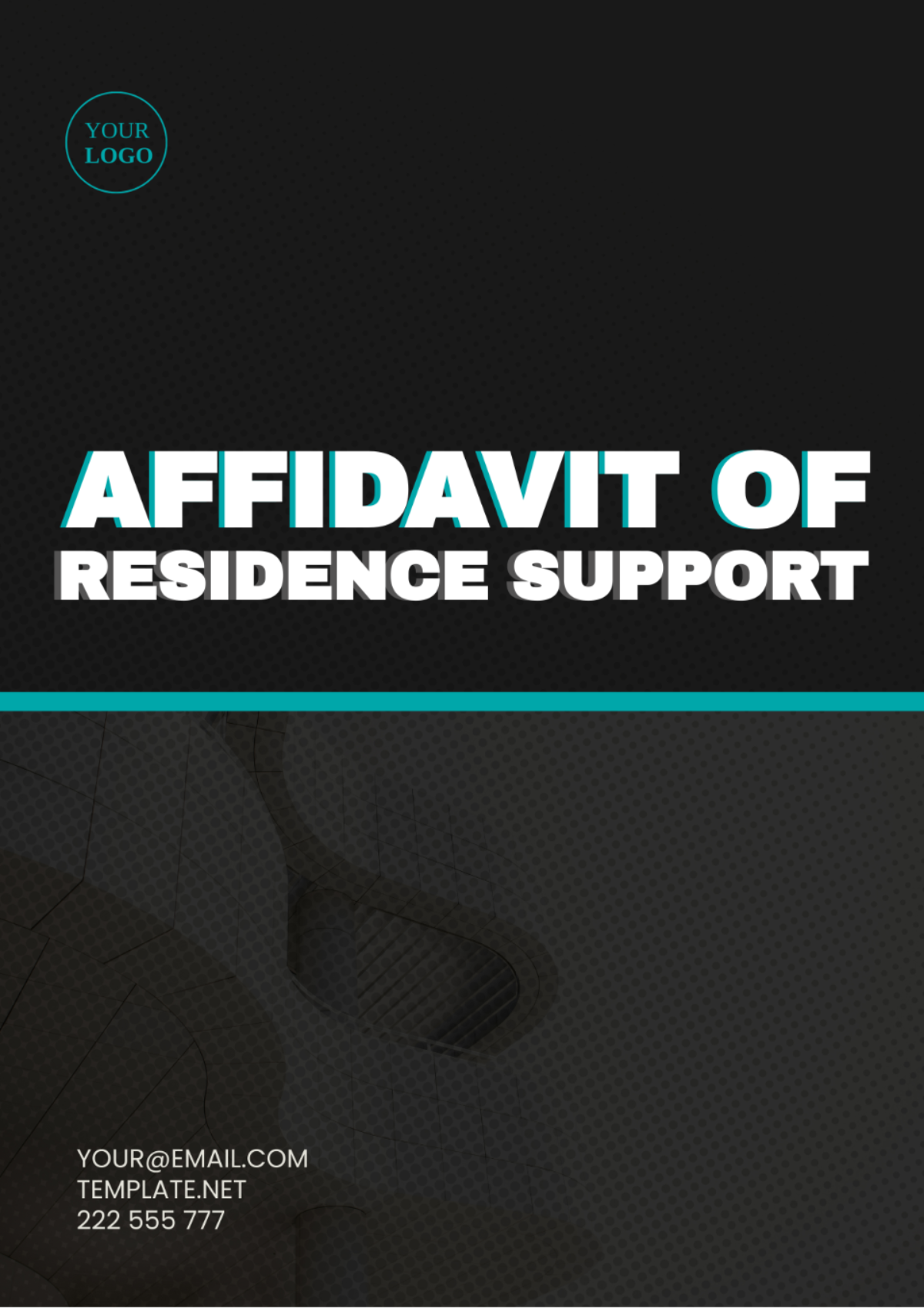 Affidavit Of Residence Support Template