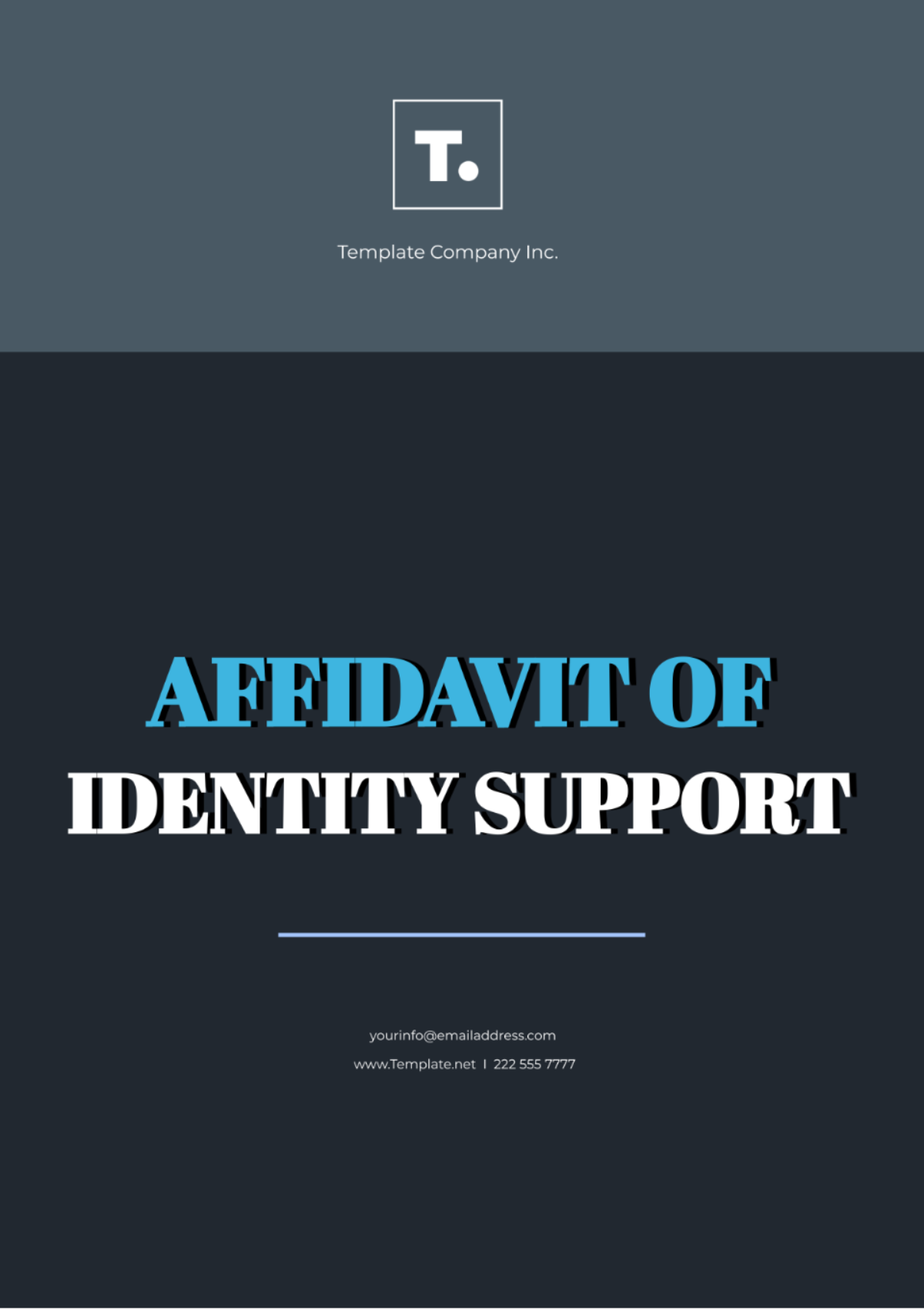 Affidavit Of Identity Support Template - Edit Online & Download