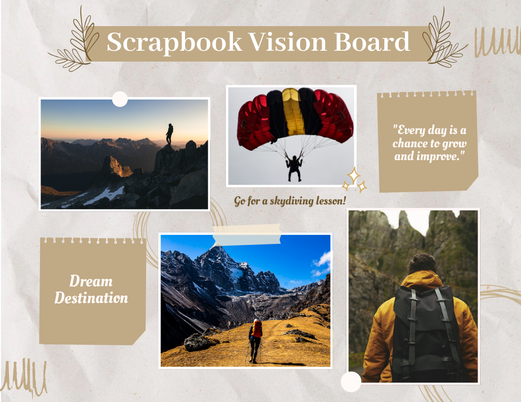 Scrapbook Vision Board