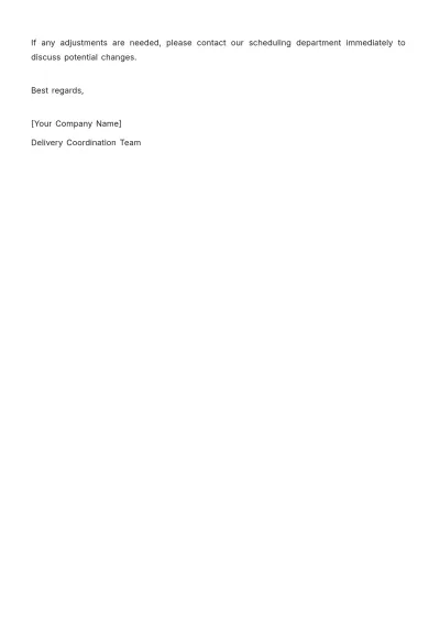 Free Restaurant Delivery Schedule Template to Edit Online