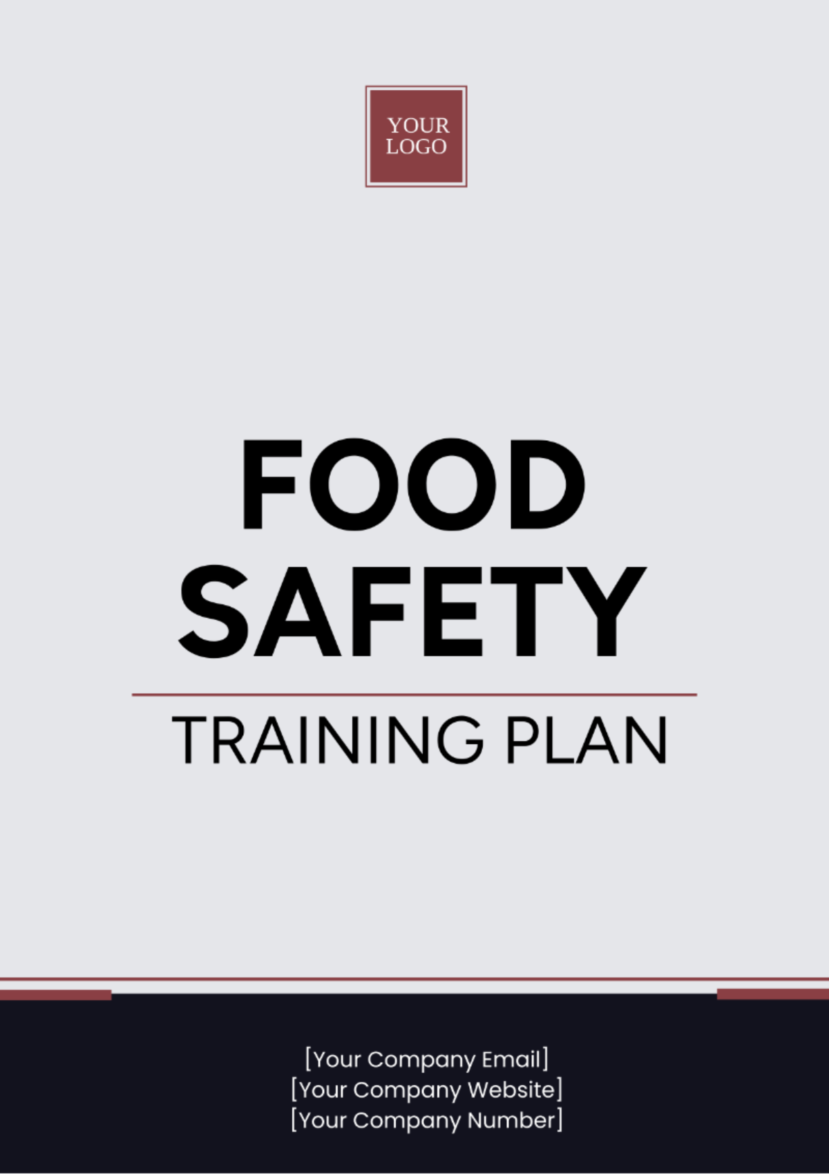 Food Safety Training Plan Template - Edit Online & Download