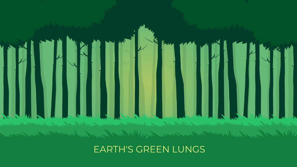 Free World Environment Day Forest Background Template