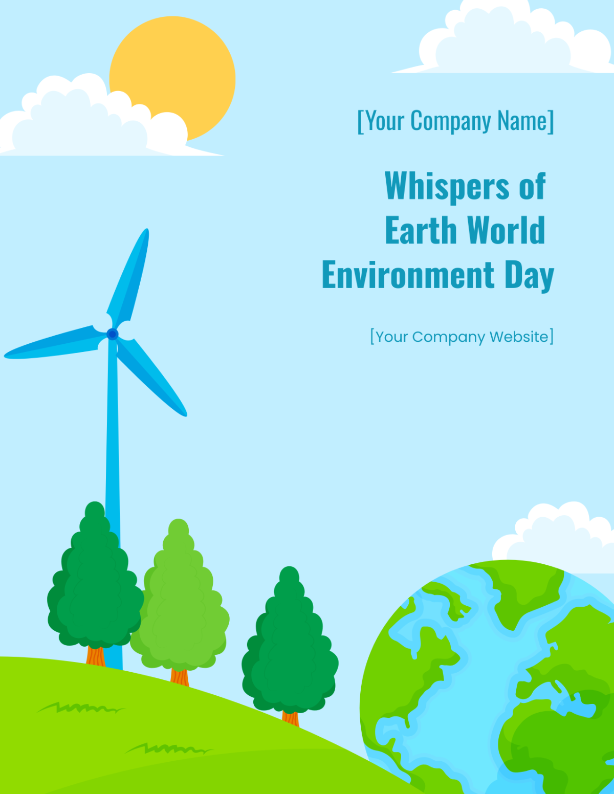 World Environment Day Flyer Background