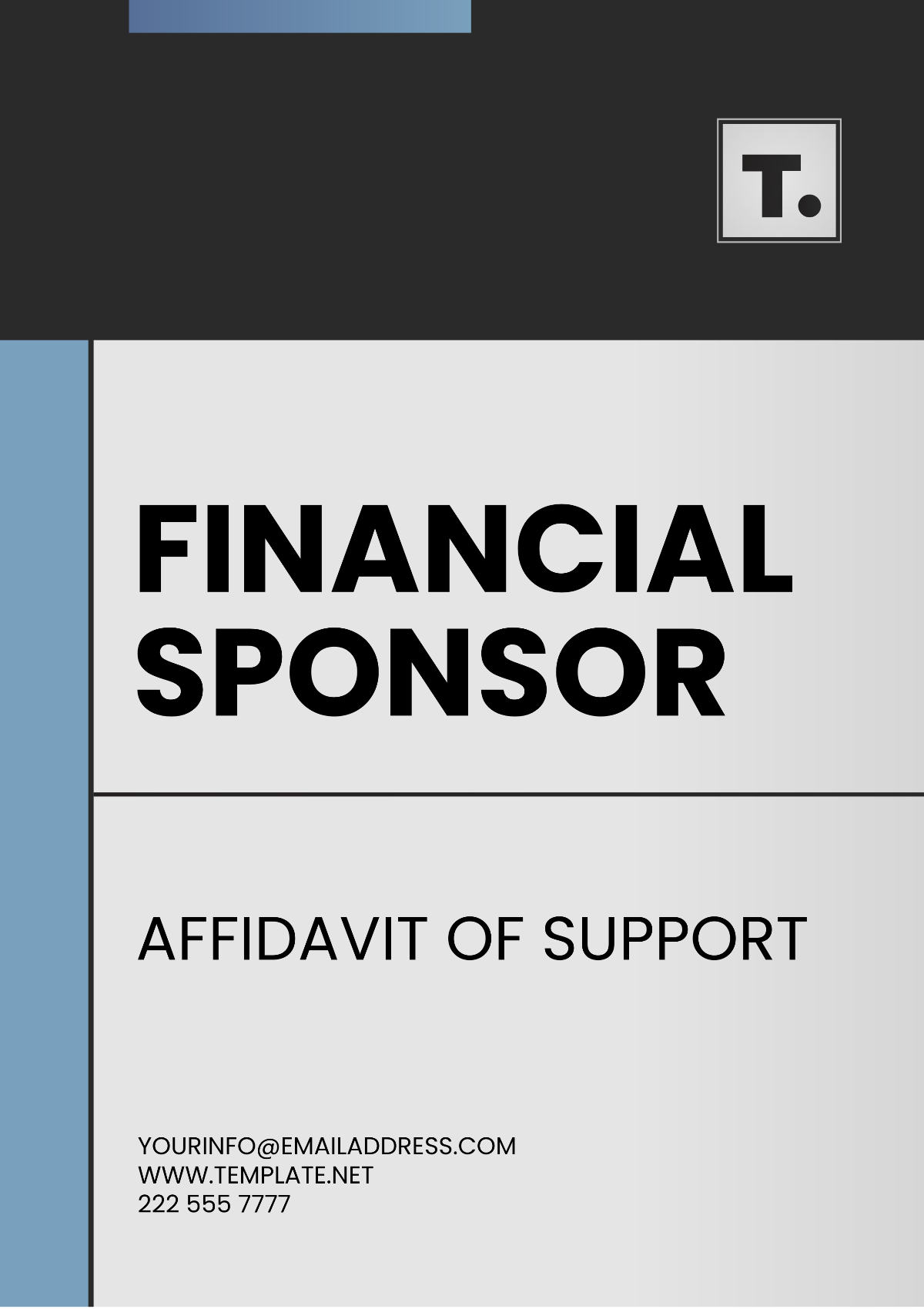 Financial Sponsor Affidavit Of Support Template - Edit Online & Download