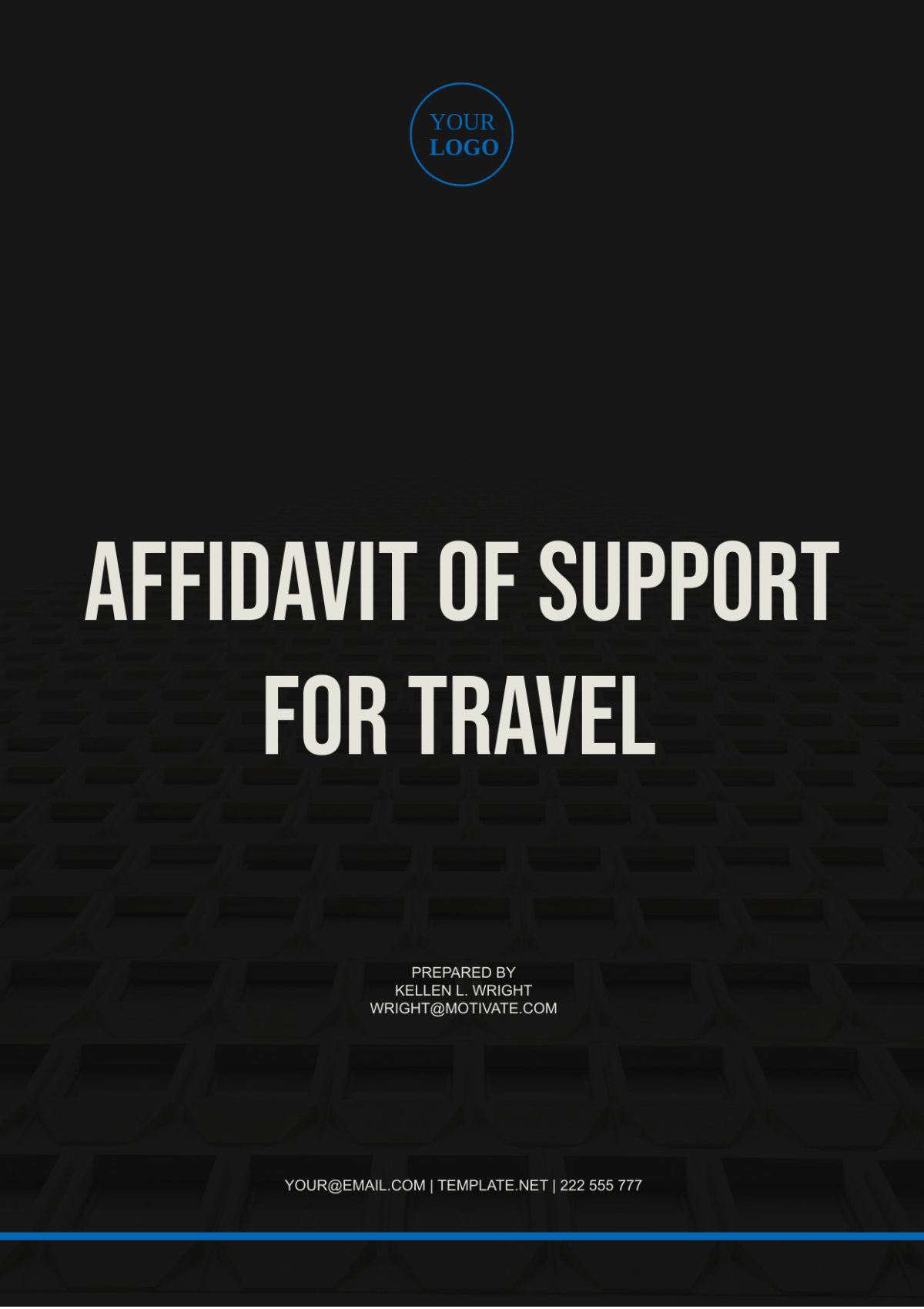 Affidavit Of Support For Travel Template - Edit Online & Download