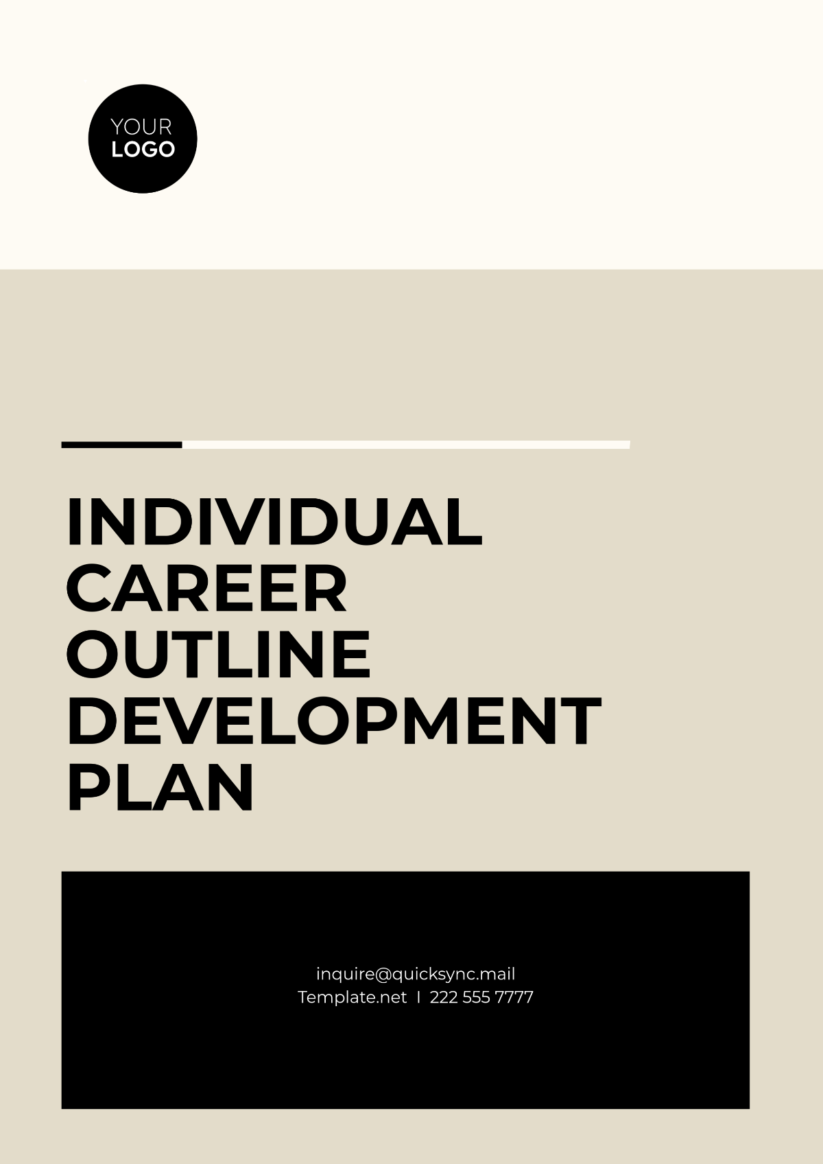 Individual Career Outline Development Plan Template - Edit Online & Download