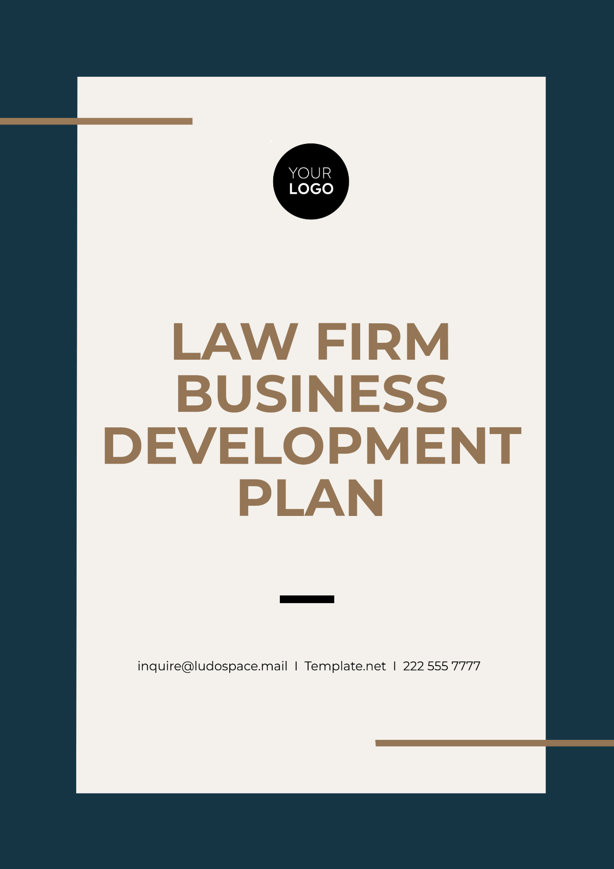 Law Firm Business Development Plan Template - Edit Online & Download