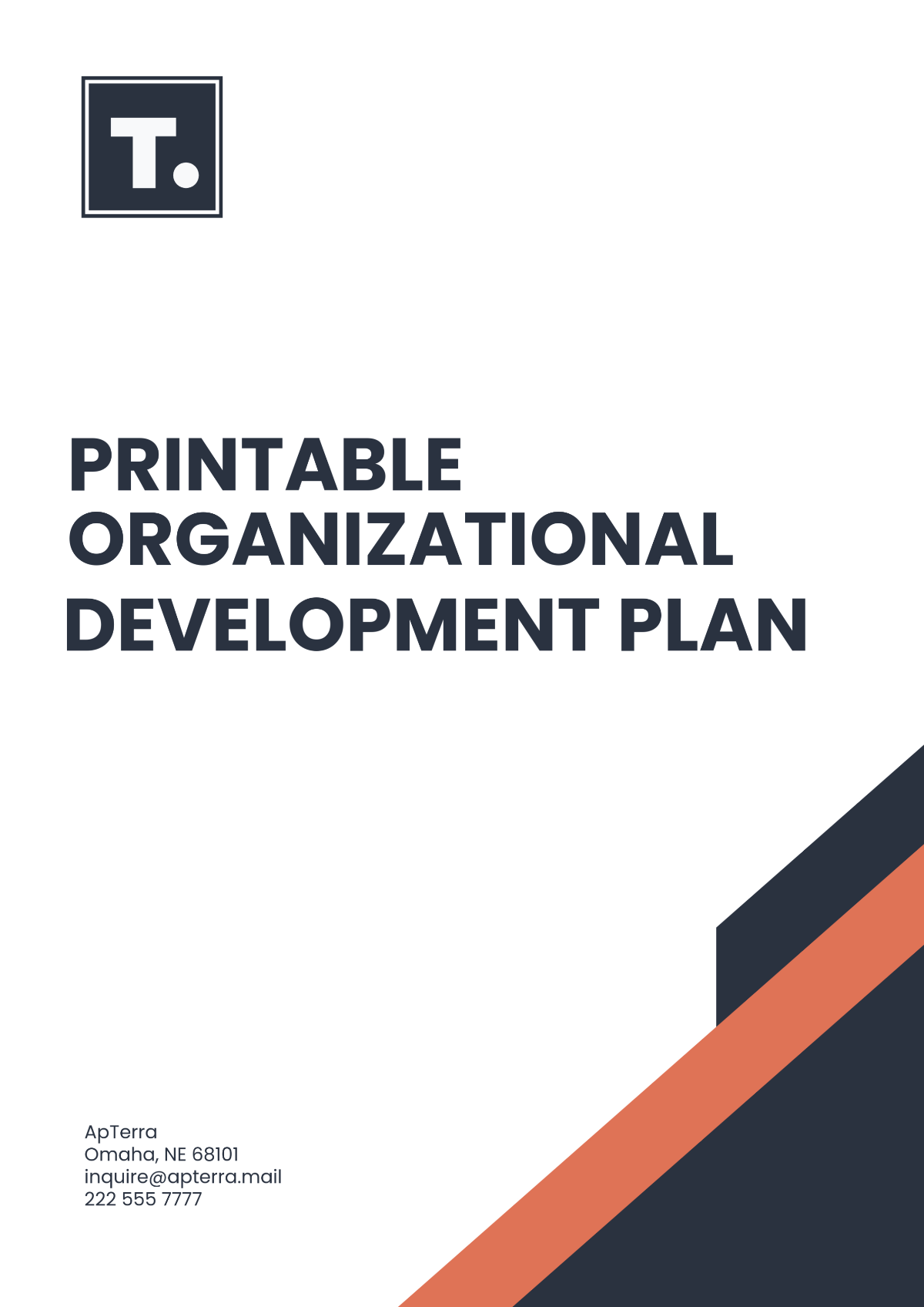 Printable Organizational Development Plan Template - Edit Online & Download