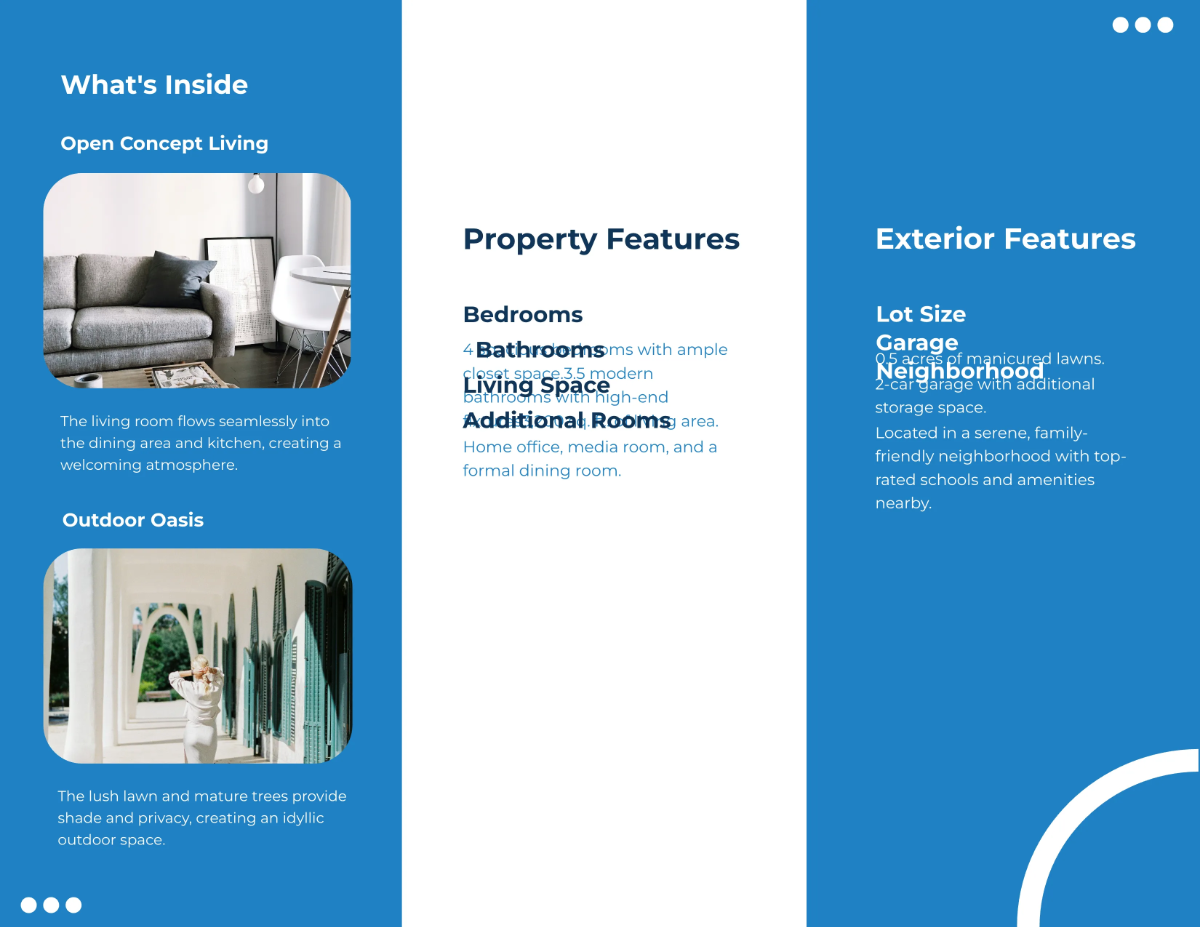 Free House for Sale Brochure Template to Edit Online