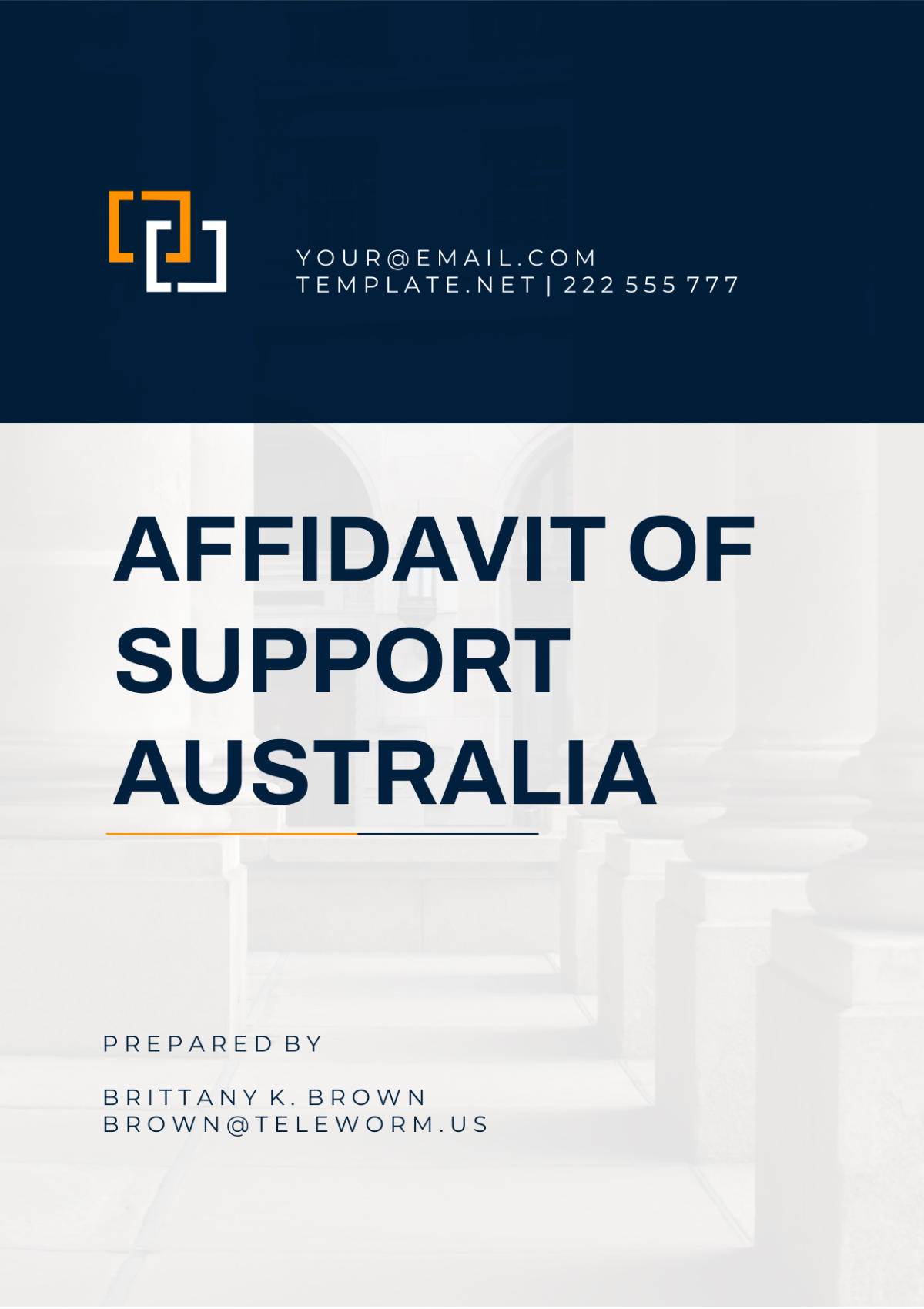 Affidavit Of Support Australia Template - Edit Online & Download